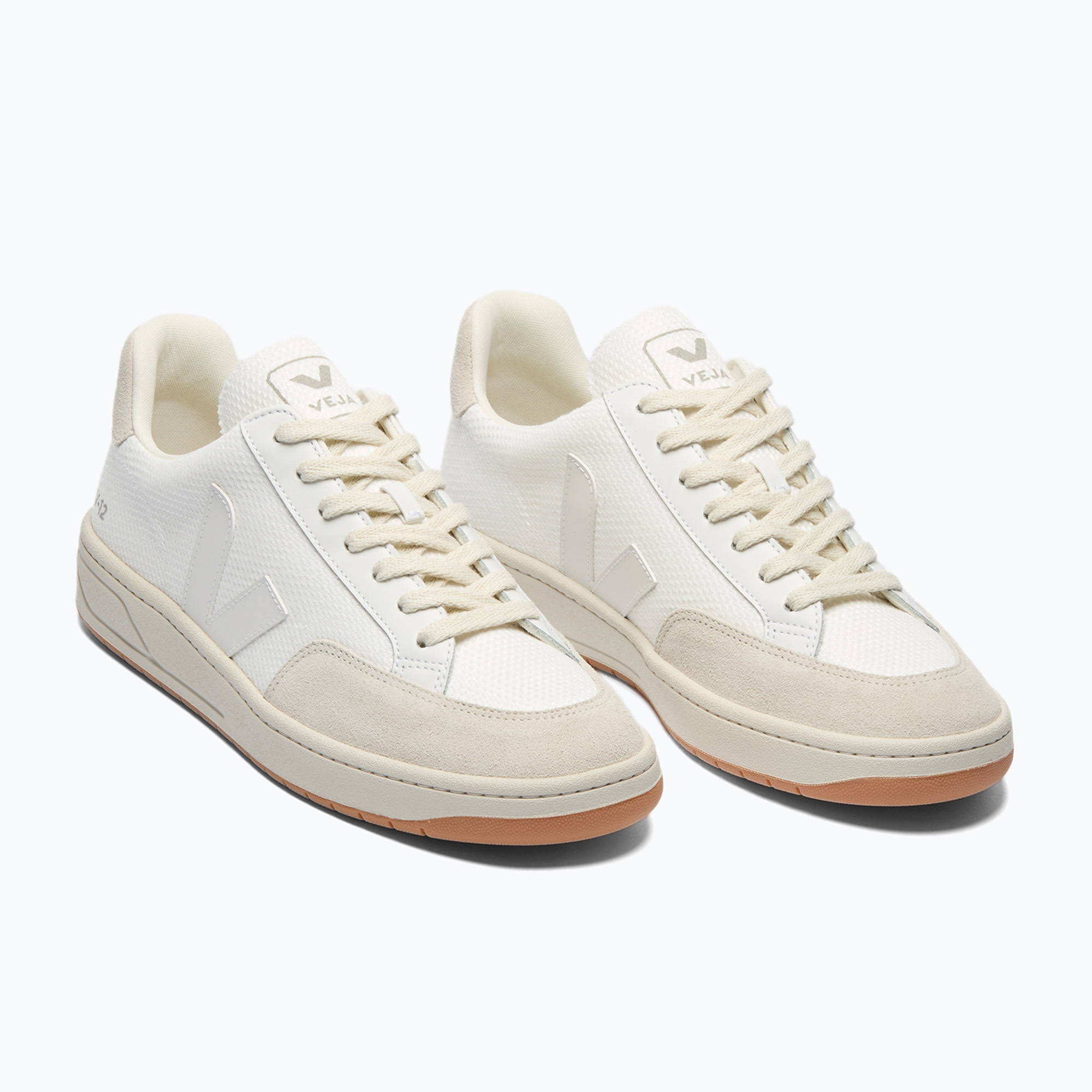Buty męskie VEJA V-12 Leather white/natural 