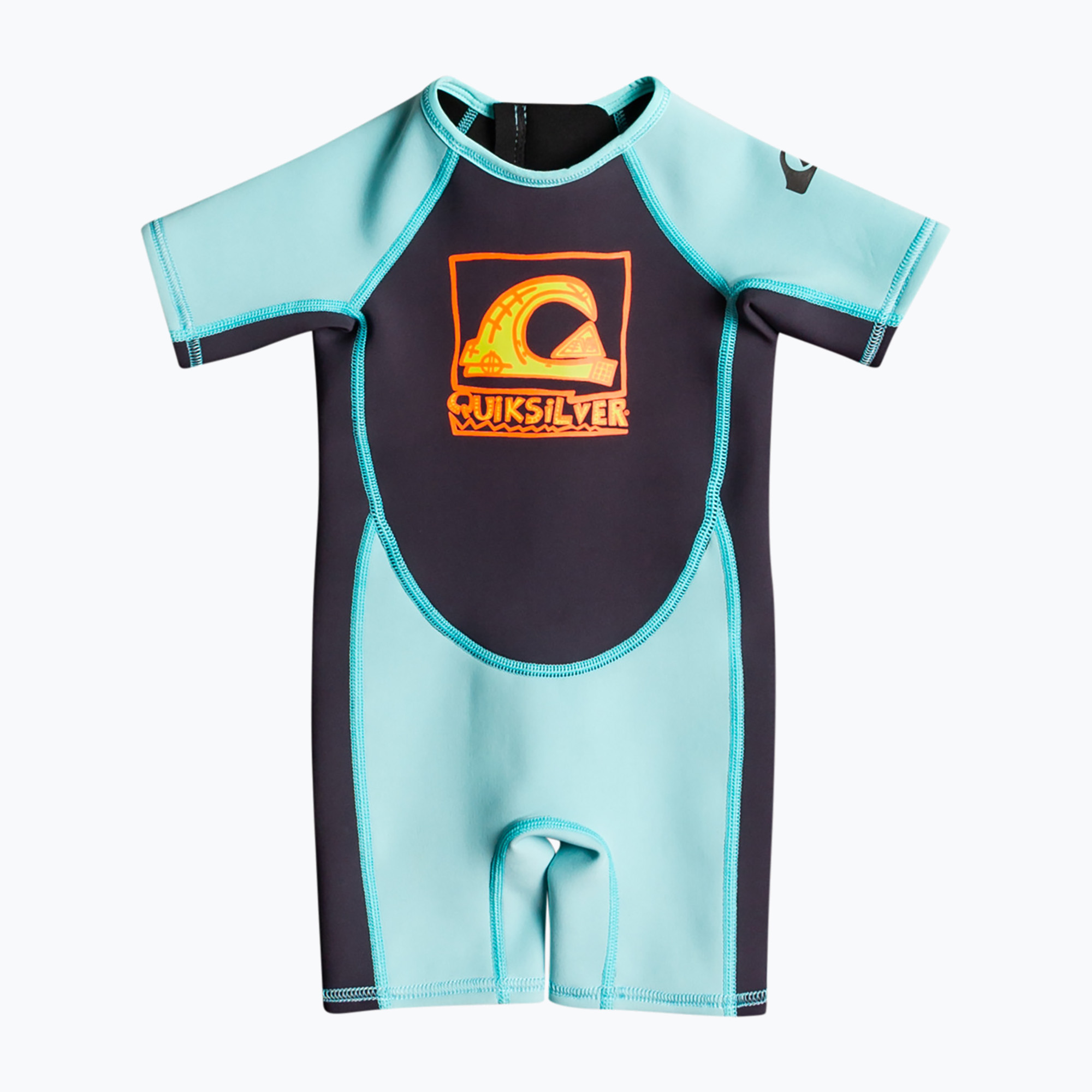 Pianka do pływania dziecięca Quiksilver 1,5 mm Toddler Back Zip Springsuit black/jet black/blue 