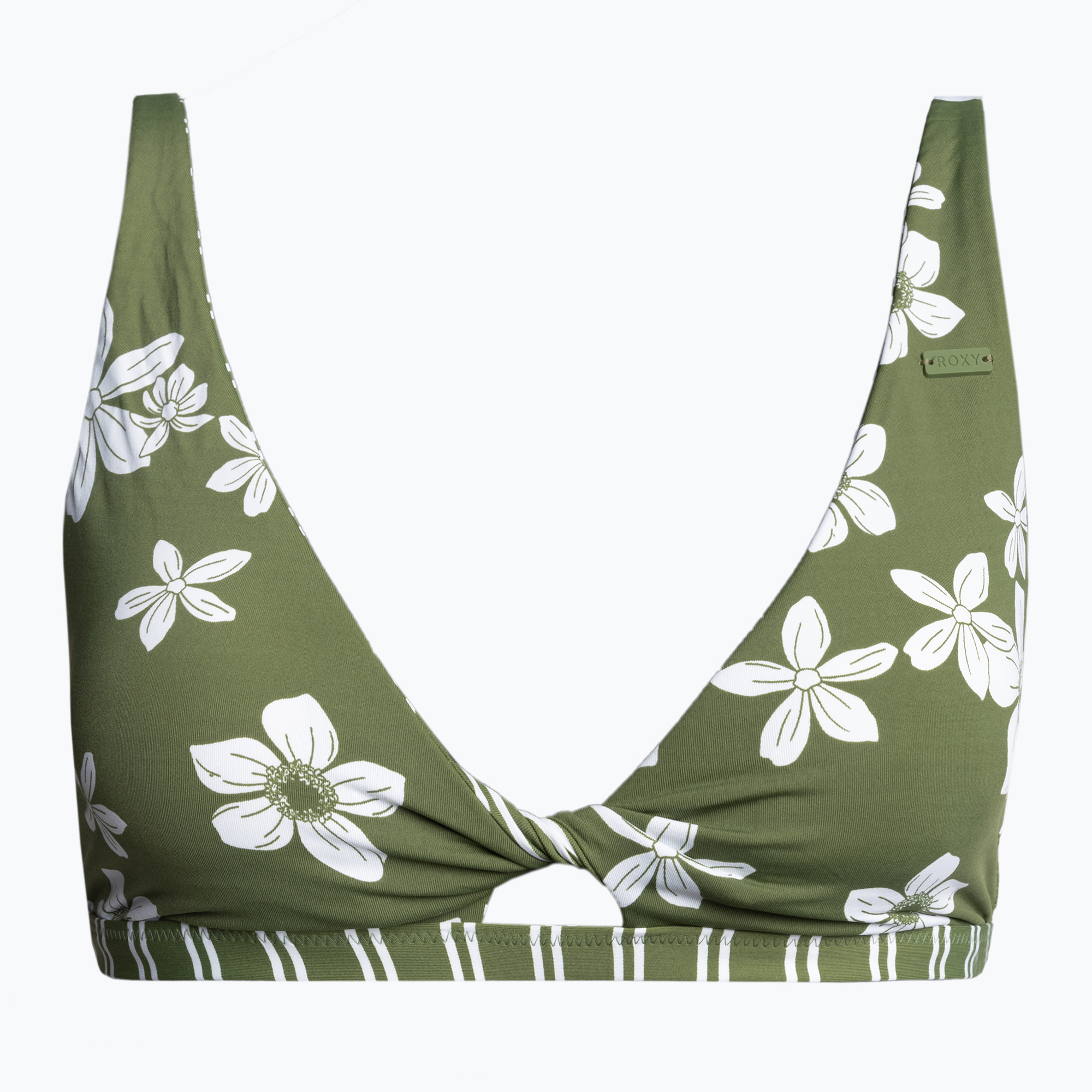 ROXY Retro Revo Twist горнище на бански костюм loden green surfrider spirit s