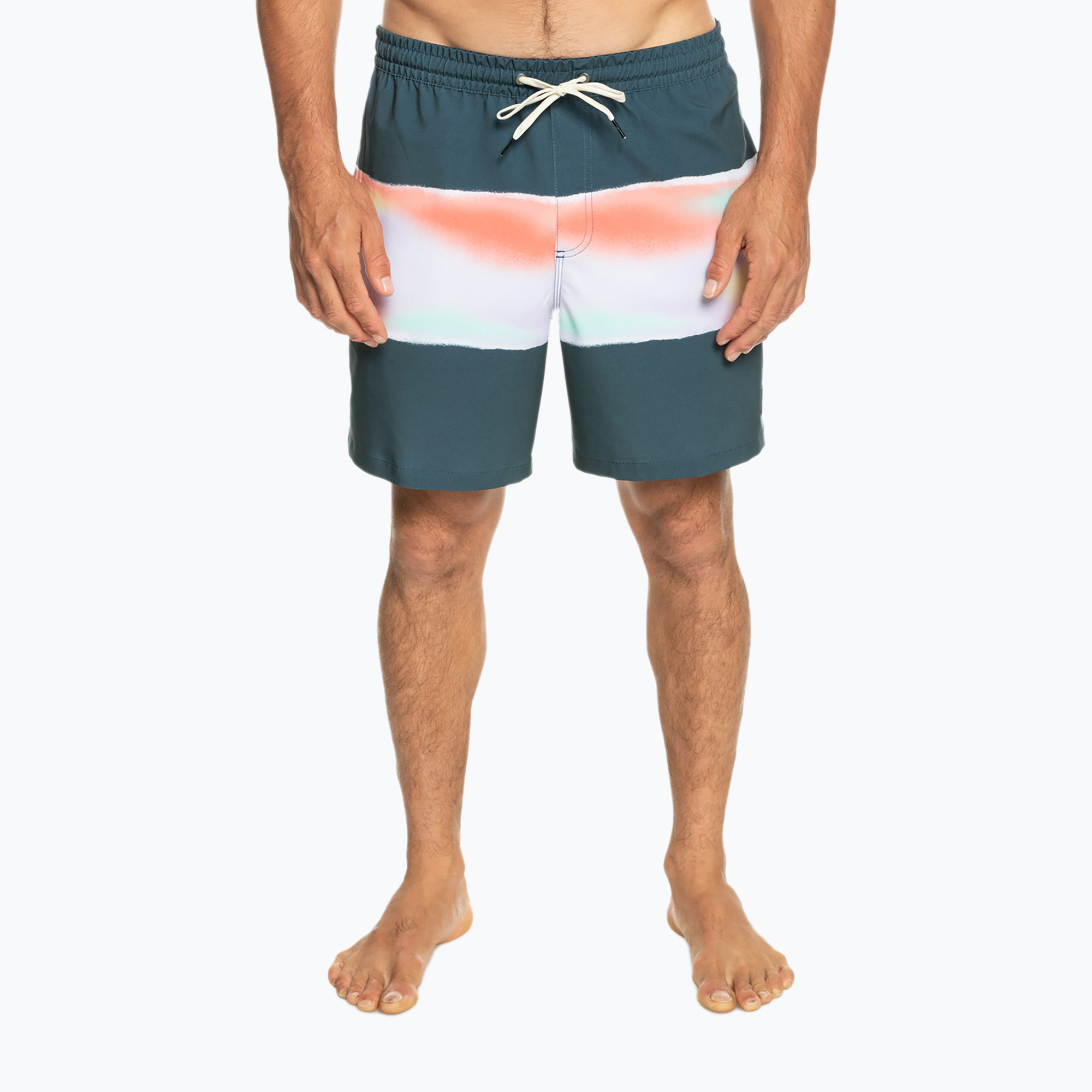 Мъжки къси панталони за плуване Quiksilver Surfsilk Air-Brush Volley 17Nb тъмносини EQYJV04011