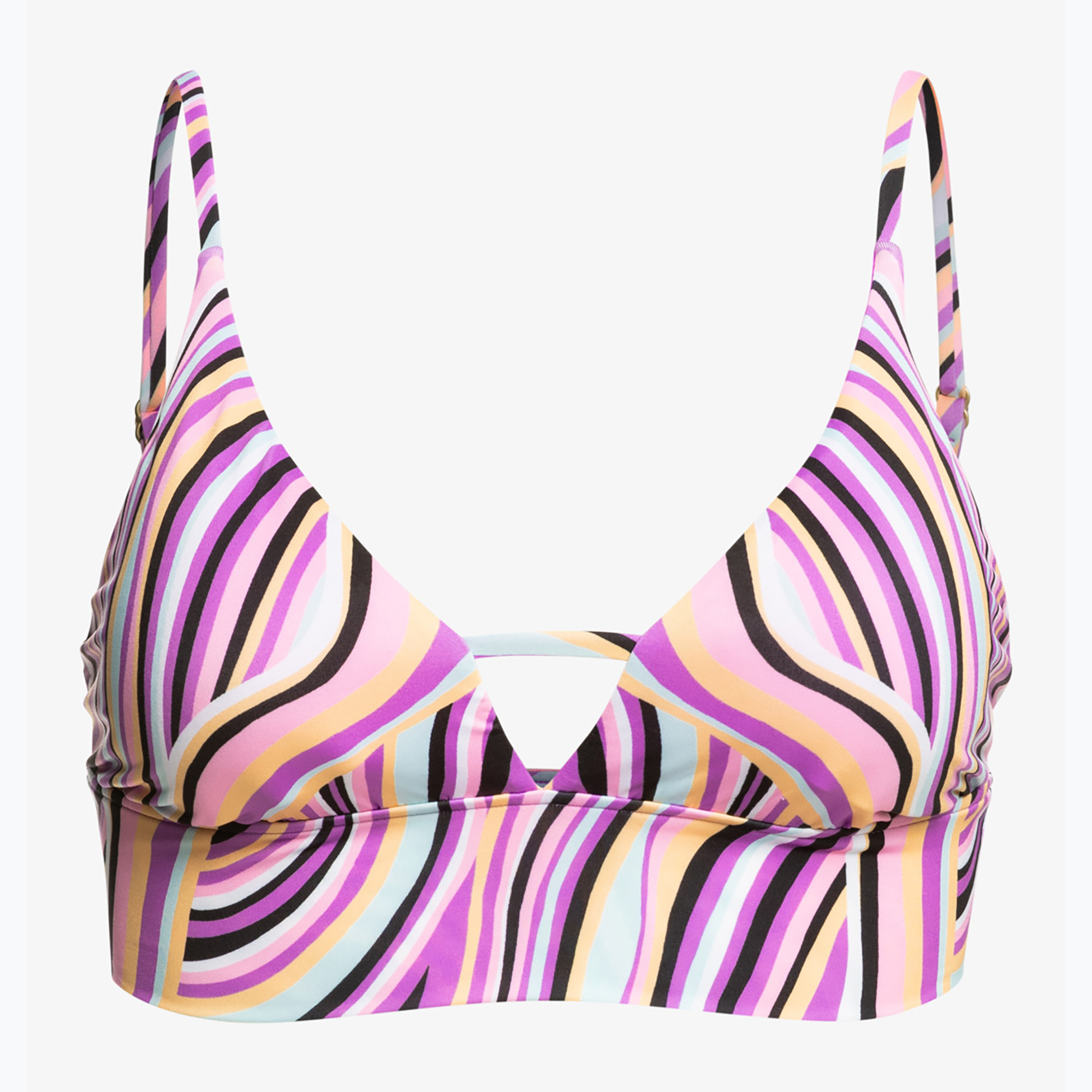 Горна част на бански костюм Billabong Sol Searcher V Neck Cami stripes