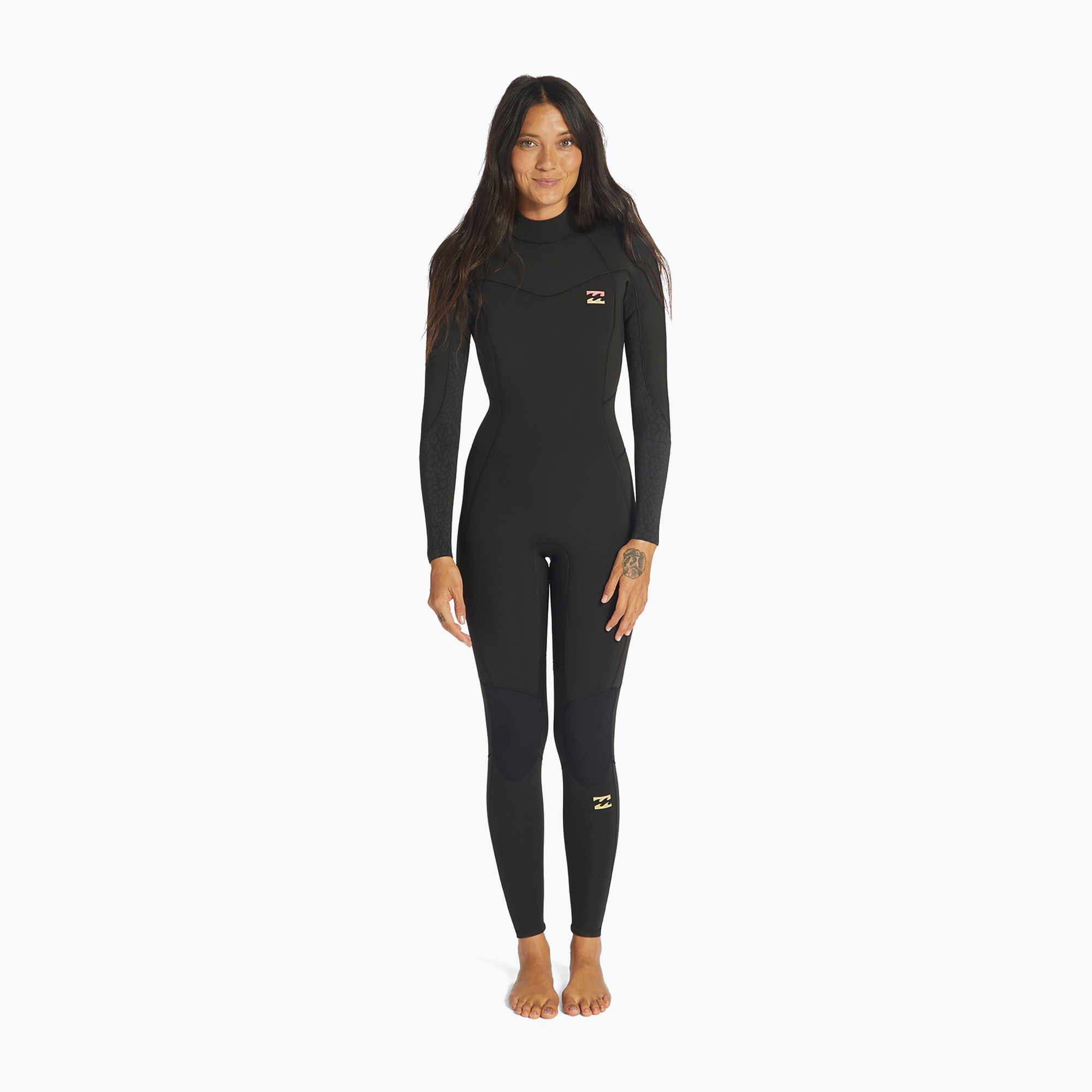 Pianka do pływania damska Billabong 4/3 mm Synergy Back Zip GBS wild black 