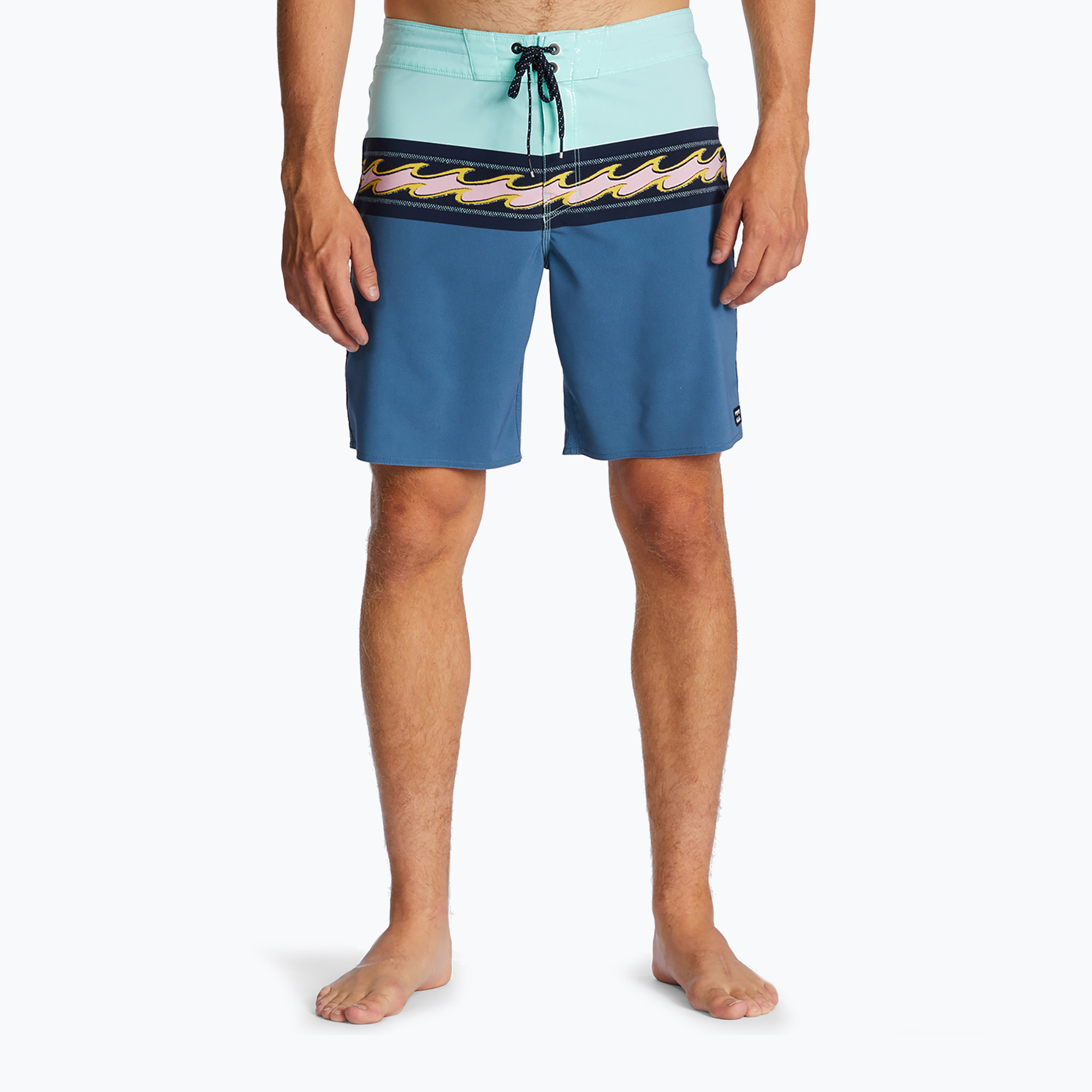 Мъжки къси панталони за плуване Billabong Momentum Pro blue haze