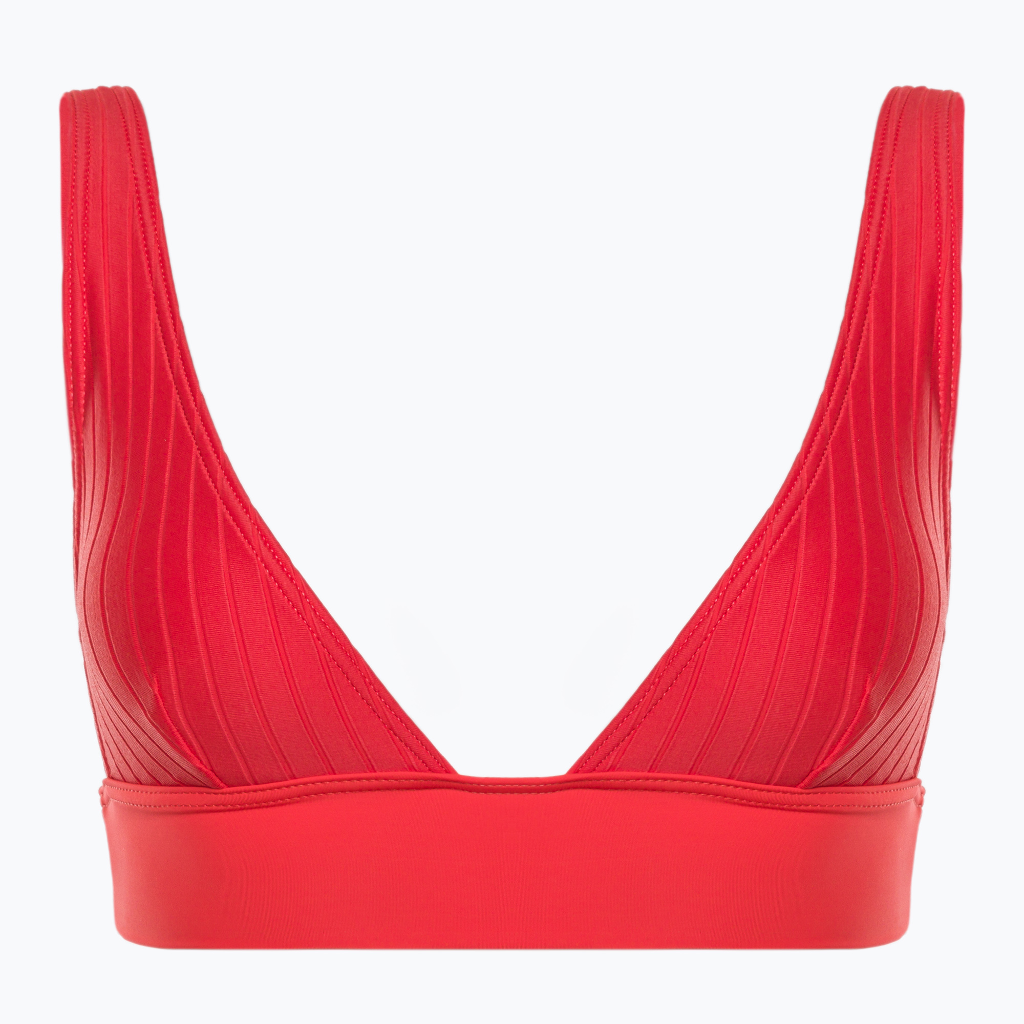 Vrchný diel plaviek Billabong Lined Up Remi Plunge bright poppy