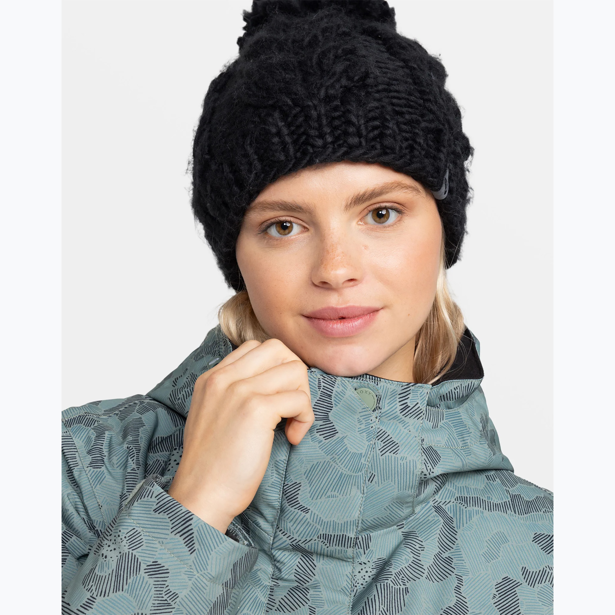Dámska zimná čiapka ROXY Winter true black (Winter ERJHA04160-KVJ0)
