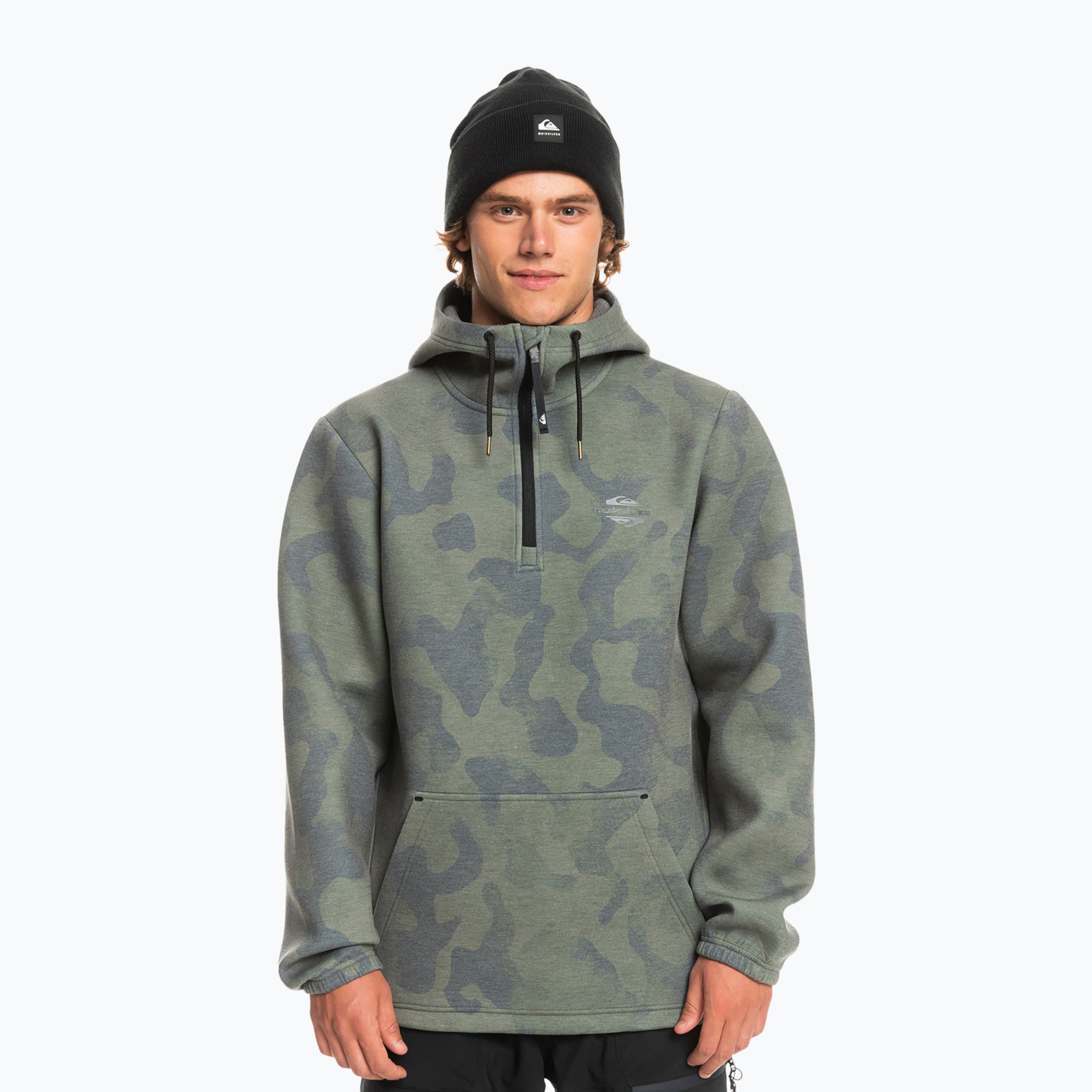 Quiksilver Shredder Hoodie tie dye true black сноуборд суитшърт
