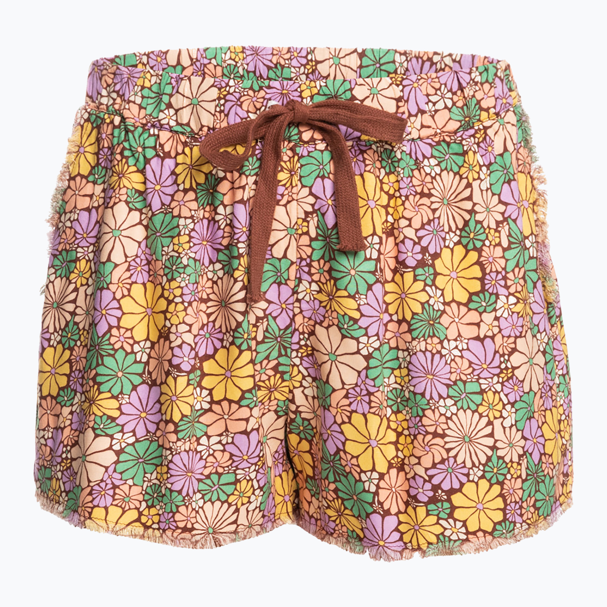 Дамски къси панталони ROXY Coastline Ride root beer all about sol mini