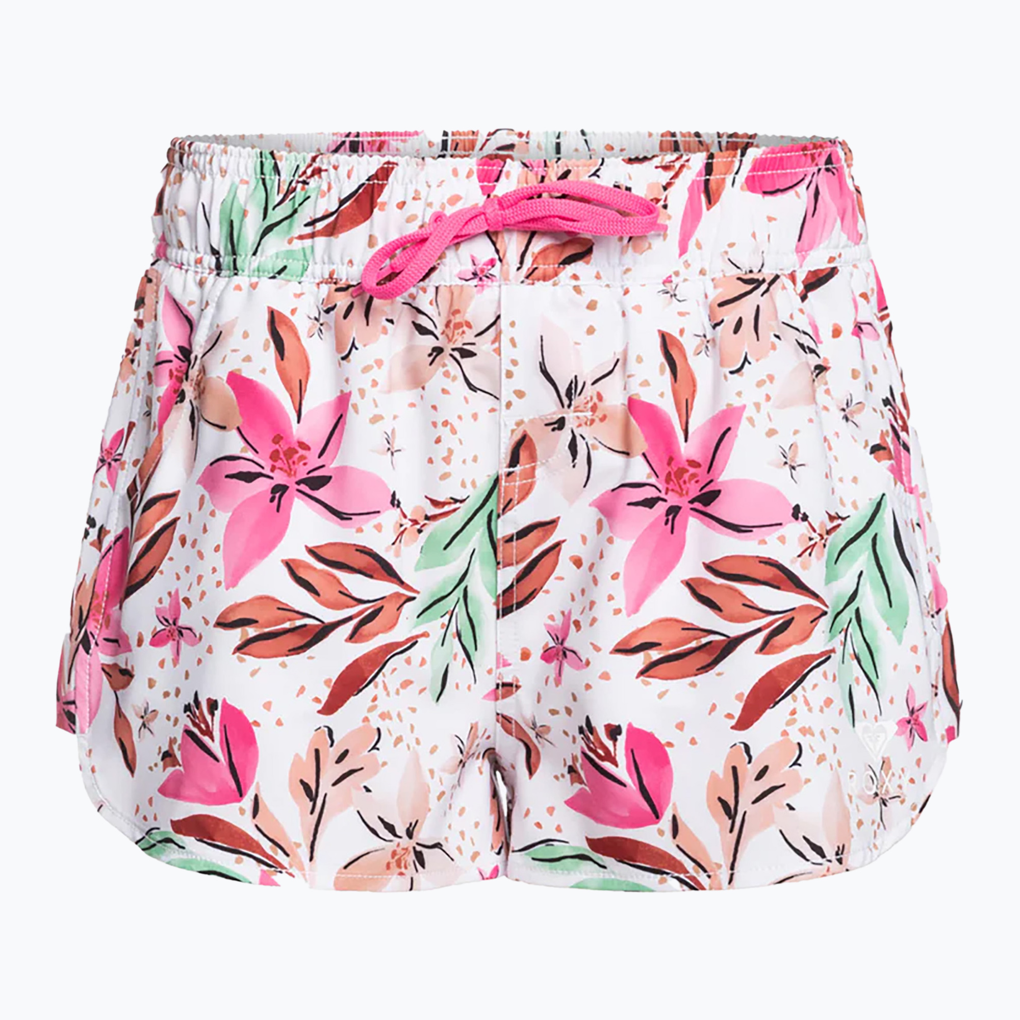 Дамски шорти за плуване ROXY Wave Printed 2 white happy tropical swim
