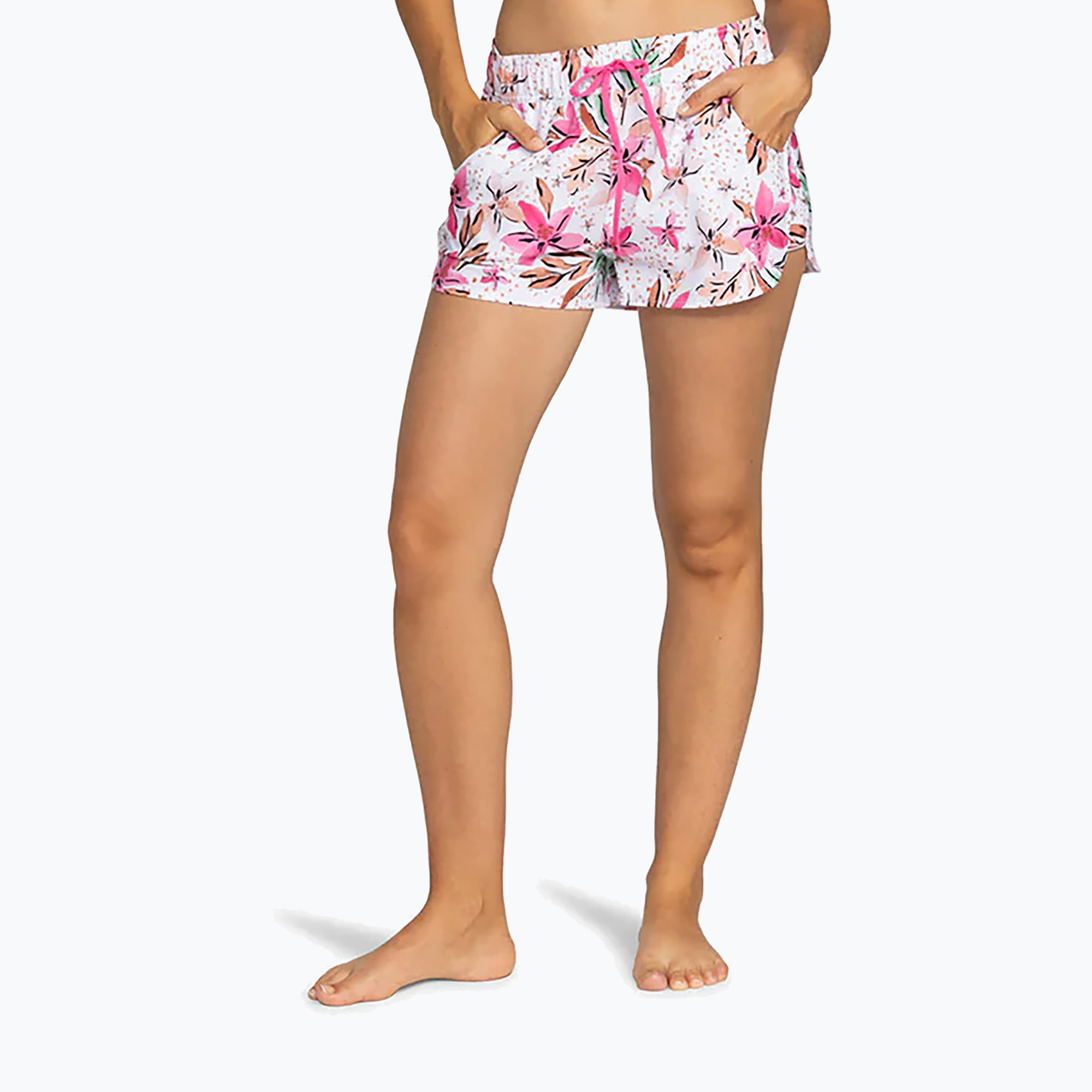 Дамски шорти за плуване ROXY Wave Printed 2 white happy tropical swim