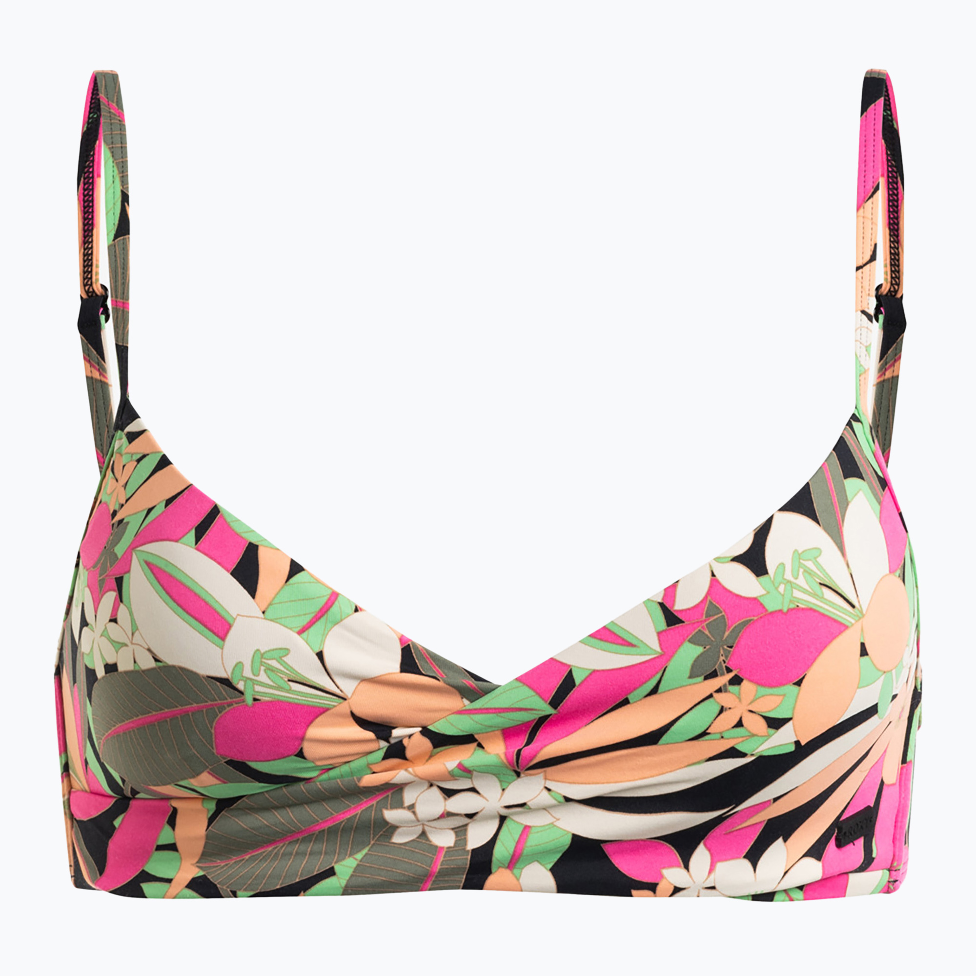 Горнища на бански костюм ROXY Printed Beach Classics Wrap anthracite palm song s