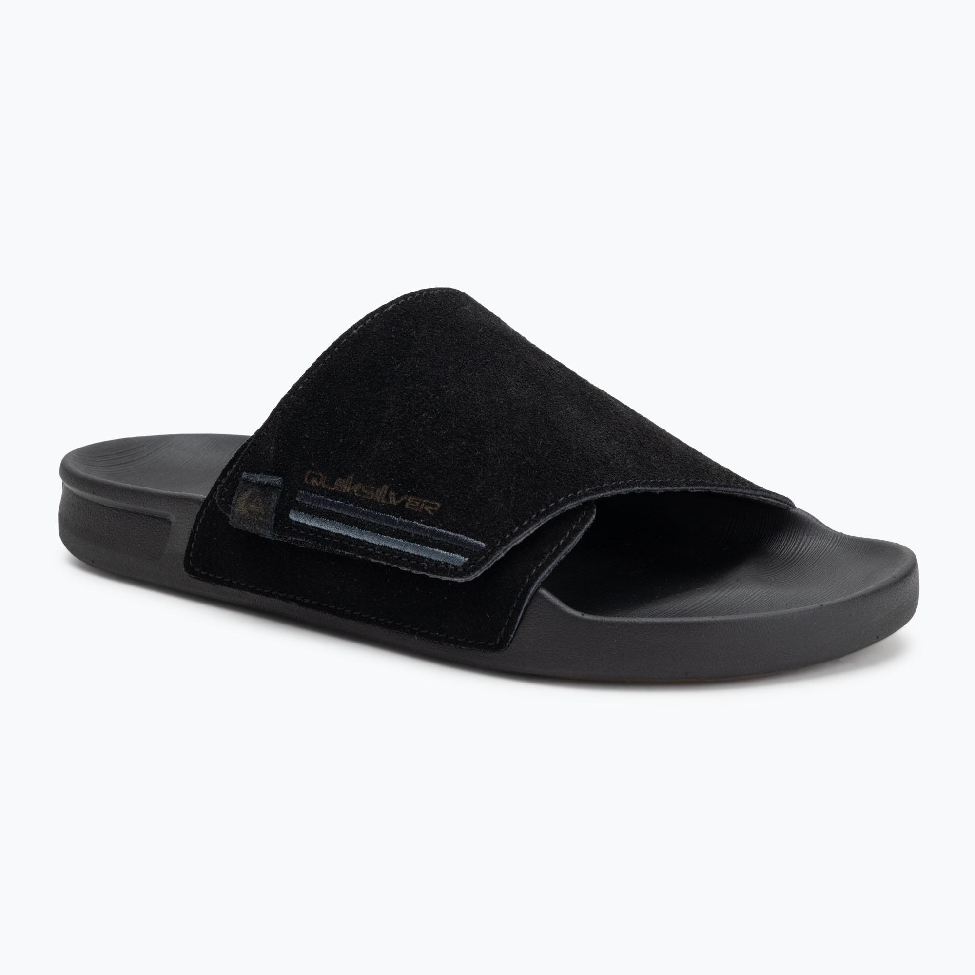 Klapki męskie Quiksilver Rivi Suede black 1 