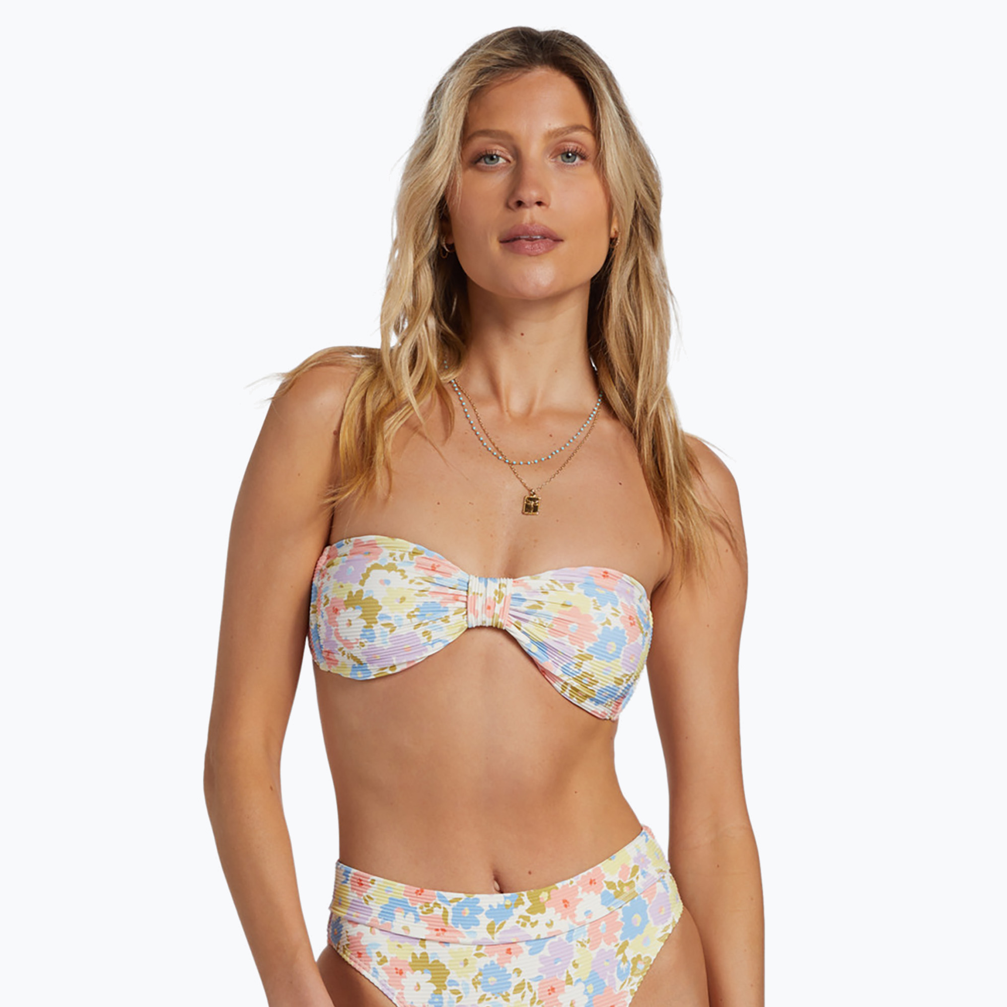 Горнище на бански костюм Billabong Dream Chaser Tanlines Bandeau multicolor