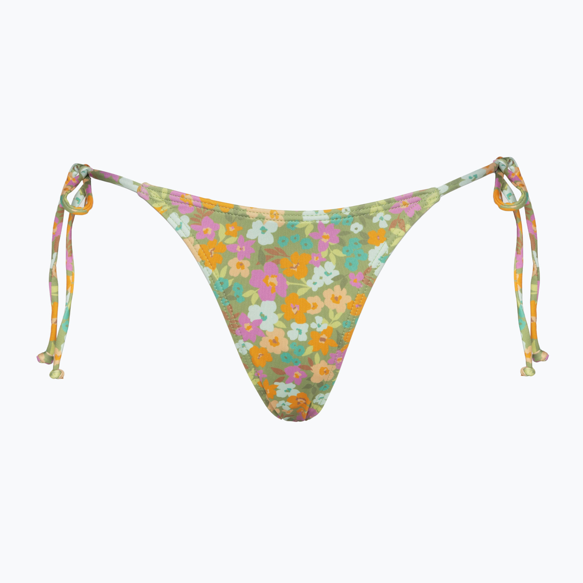 Долнище на бански костюми Billabong On The Bright Side Tie Hike palm green