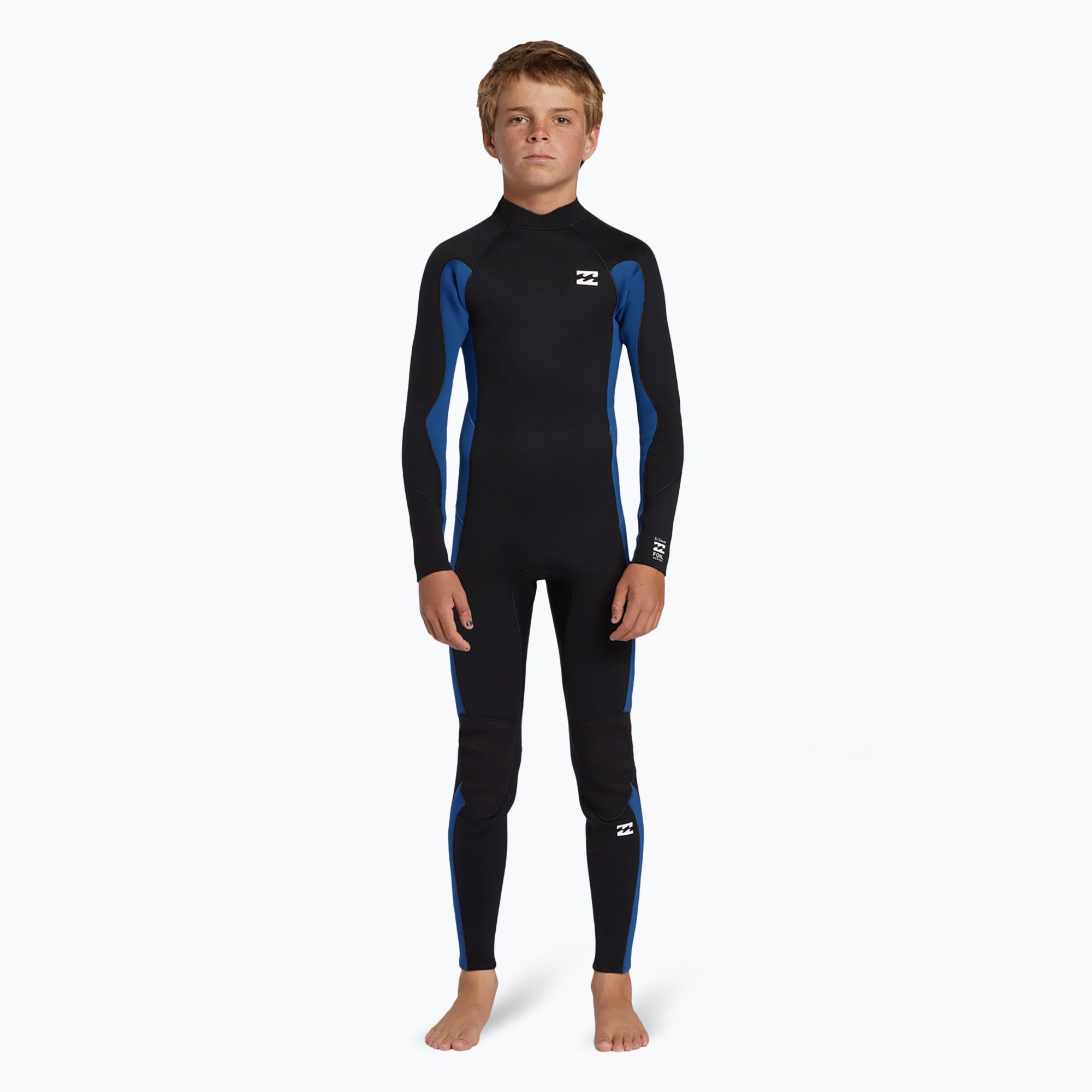 Pianka do pływania dziecięca Billabong 3/2 mm Foil Back Zip mid blue 