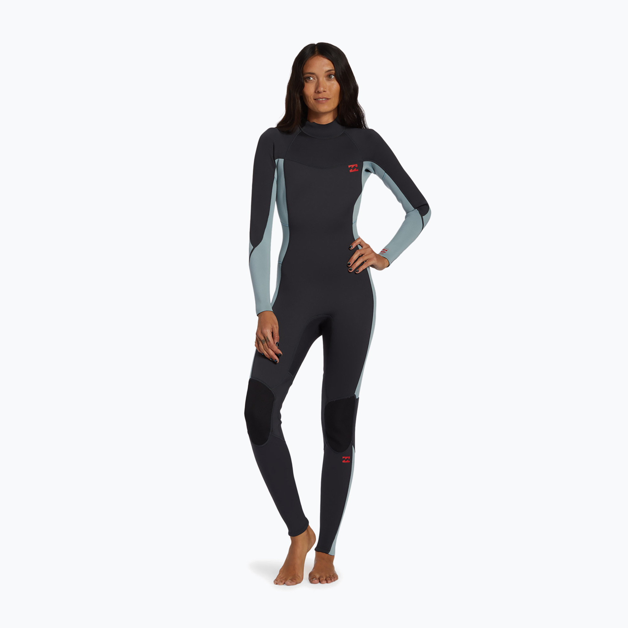 Pianka do pływania damska Billabong 3/2 mm Foil Back Zip washed black 