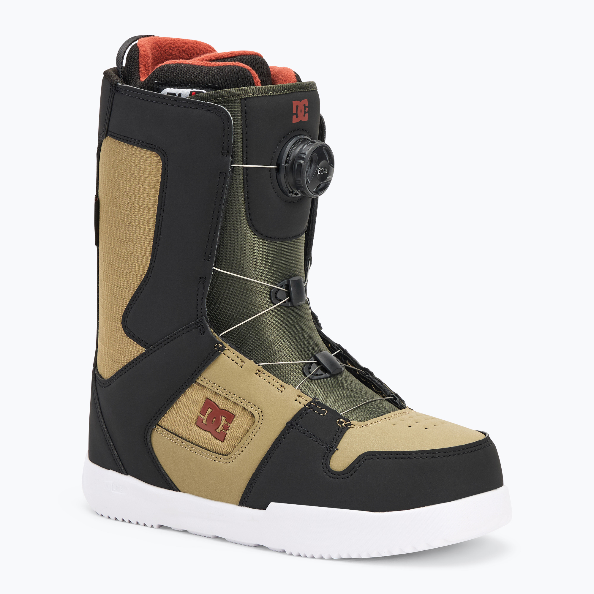 Pánske snowboardové topánky DC Phase Boa brown/black/white (Phase Boa ADYO100078-XCKW)