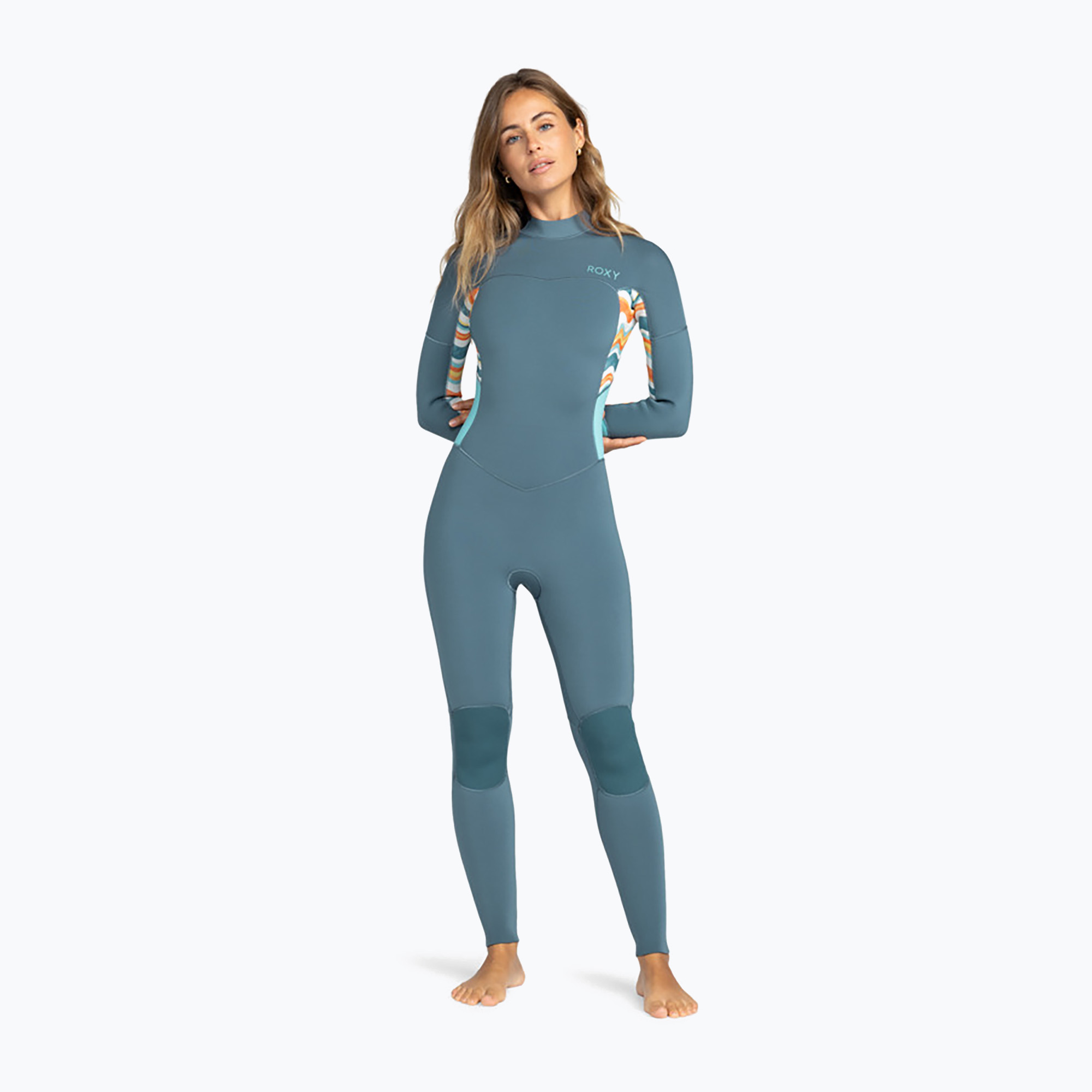 Dámsky plavecký neoprén ROXY 4/3 mm Swell Series Back Zip GBS starglazer