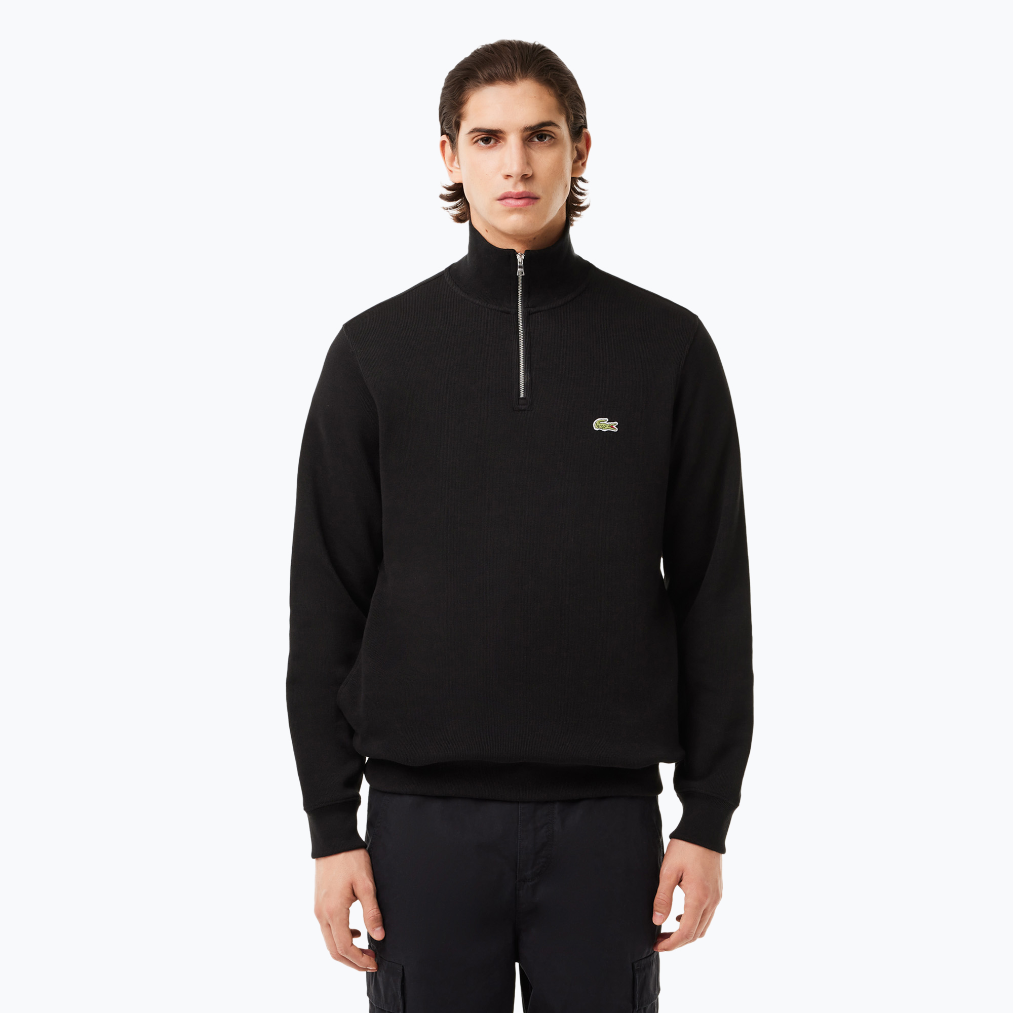 Felpa Lacoste uomo SH1927 031 nero
