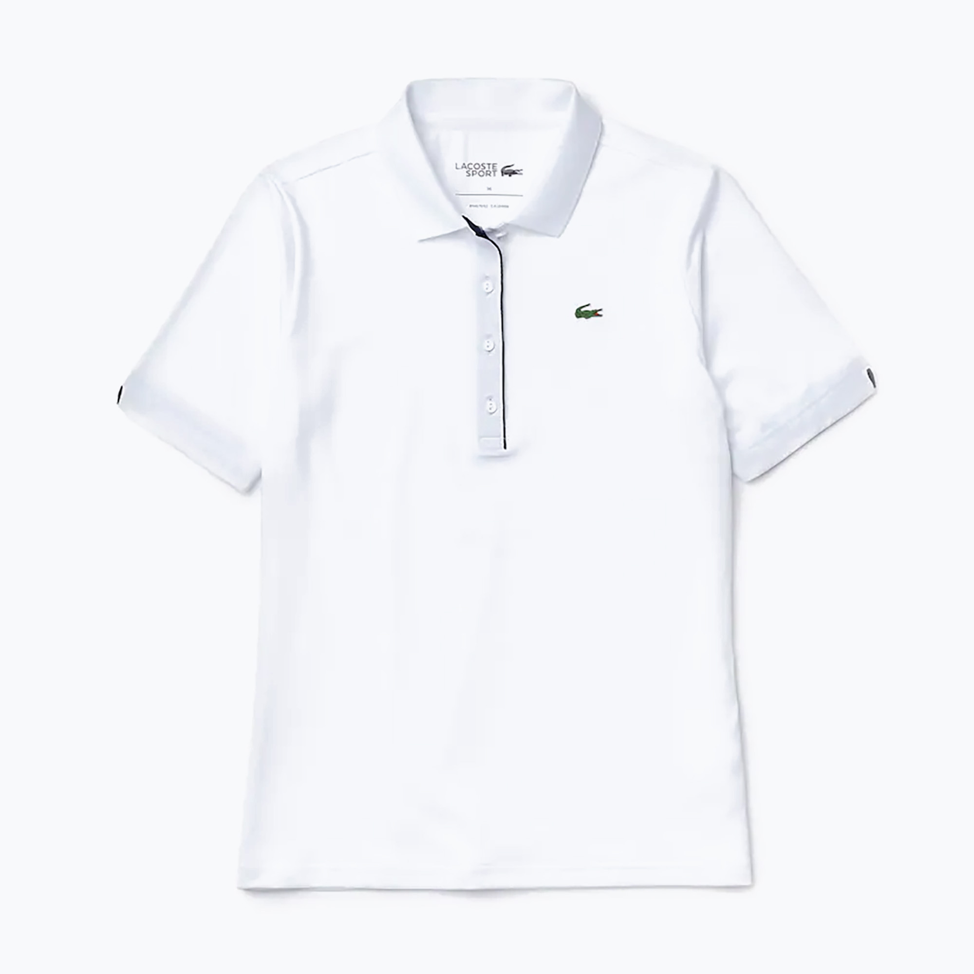 Koszulka polo damska Lacoste PF5179 white/navy blue 