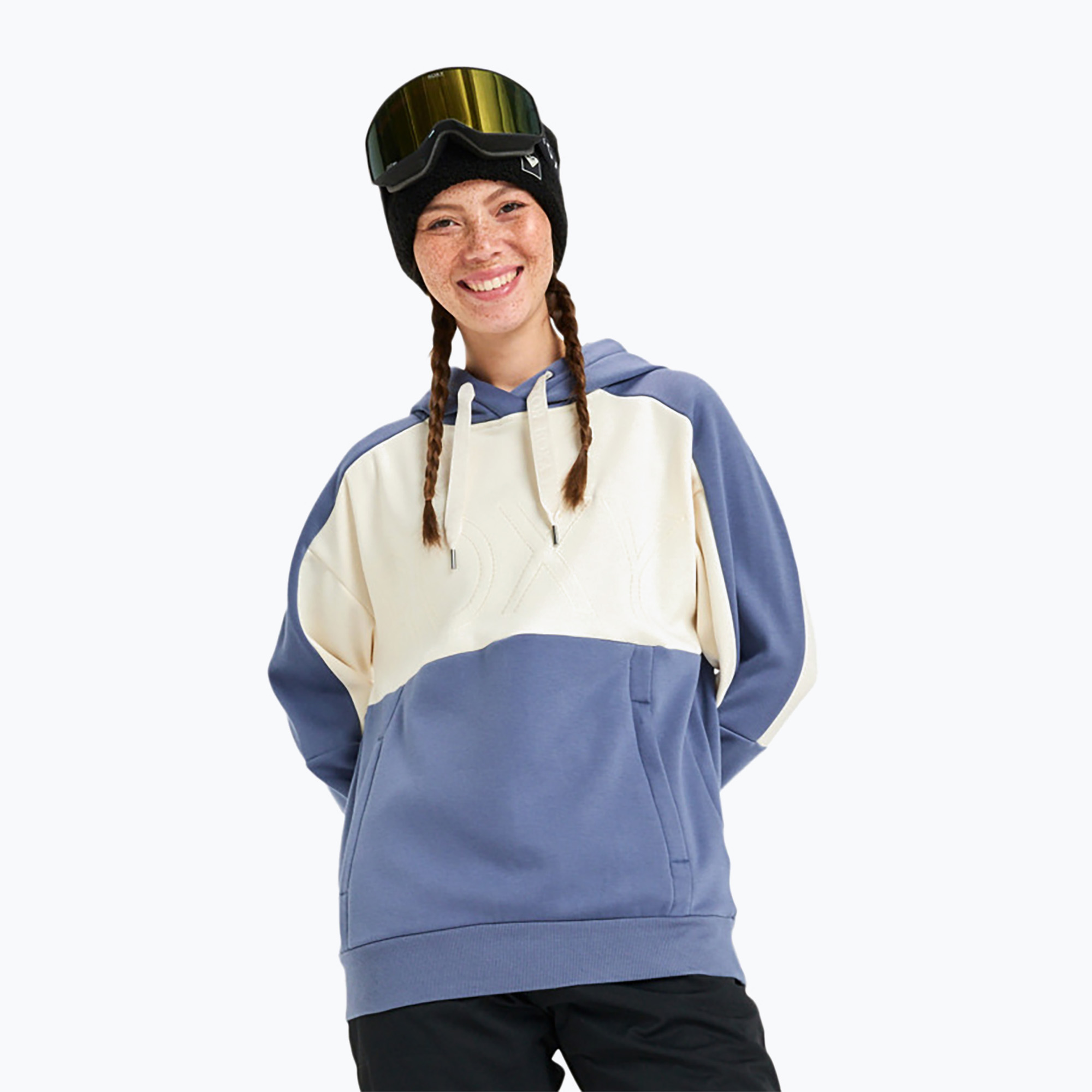 Felpa con cappuccio ROXY Liberty donna vento selvaggio (M) (Liberty Hoodie ERJFT04825-BQY0)