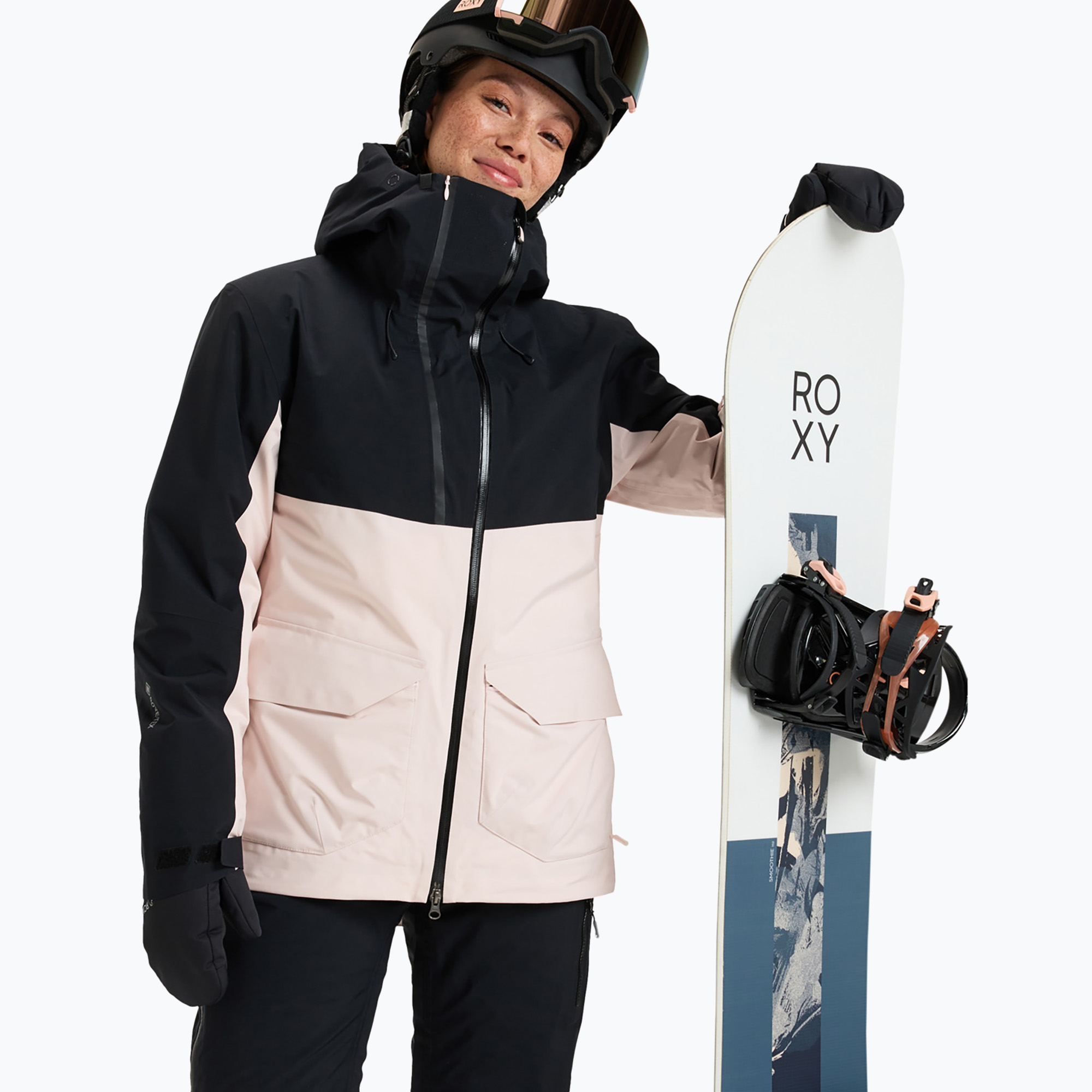 Giacca da snowboard donna ROXY Gore-Tex Stretch Purelines sale rosa (XL) (Gore-Tex Stretch Purelines ERJTJ03461-MEB0)