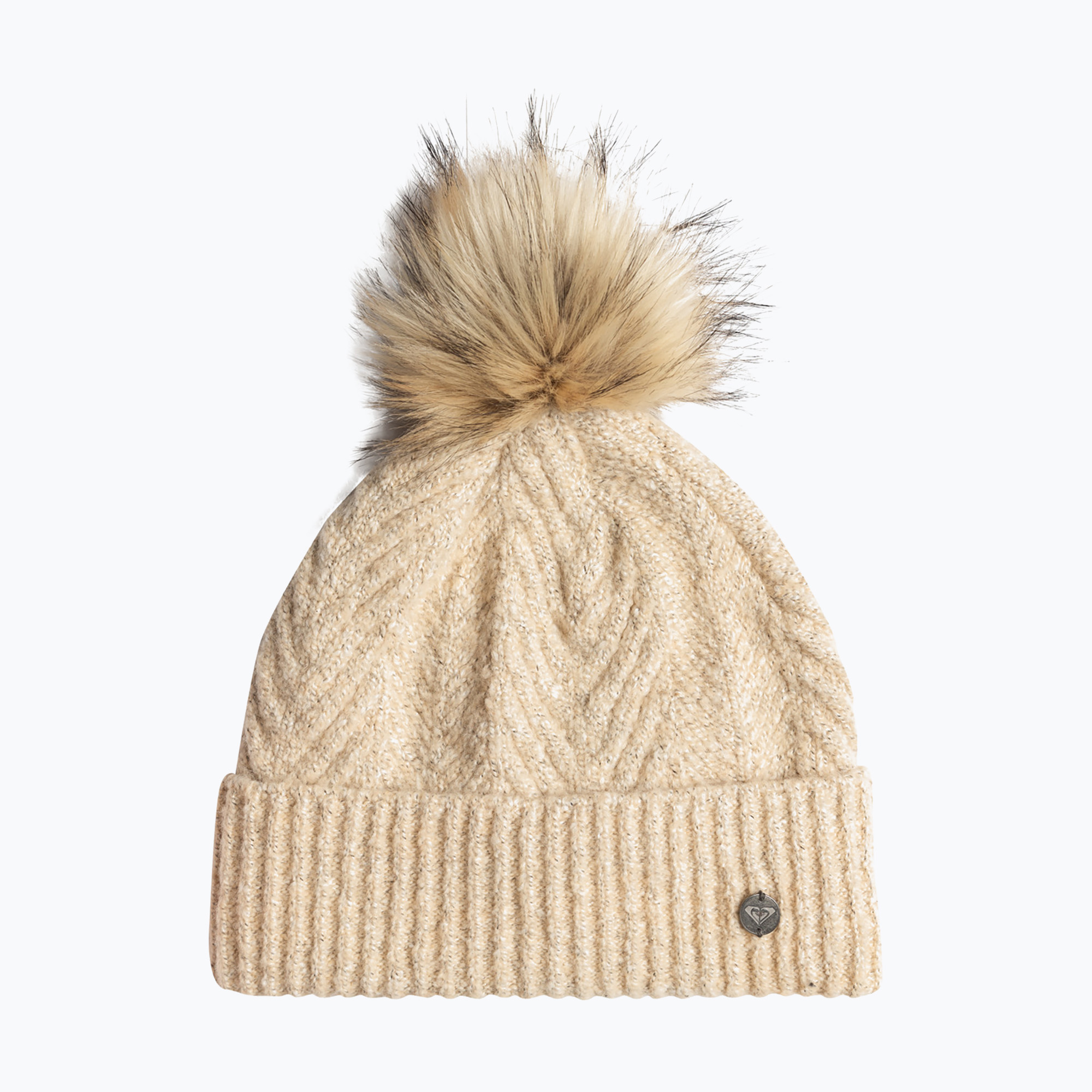 Berretto invernale da donna ROXY Peak Chic pebble (Peak Chic ERJHA04282-TGJ0)