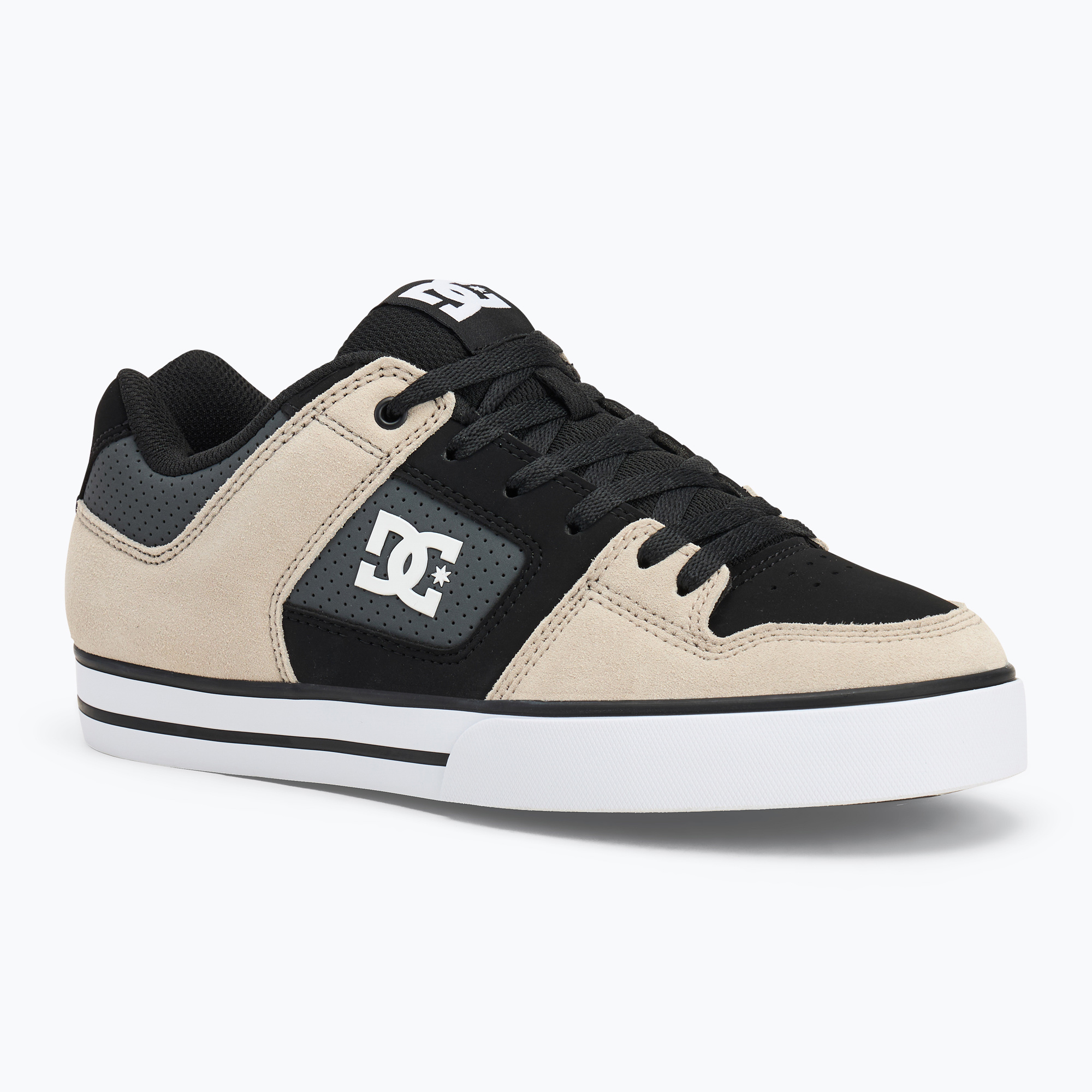 DC Pure black / grey / brown men's shoes (46 (12 US))