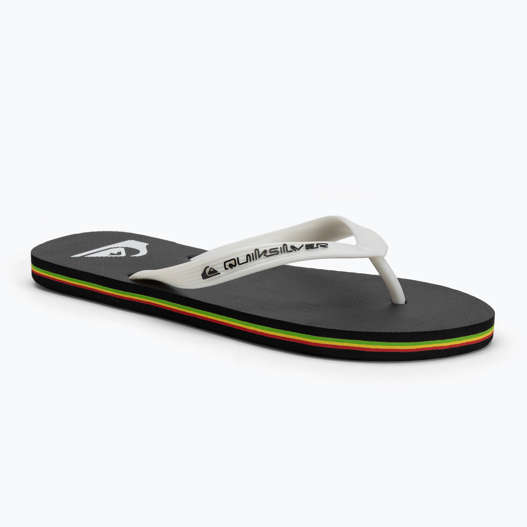Pánske žabky Quiksilver Molokai black rasta (Molokai Core AQYL101325-BRS)