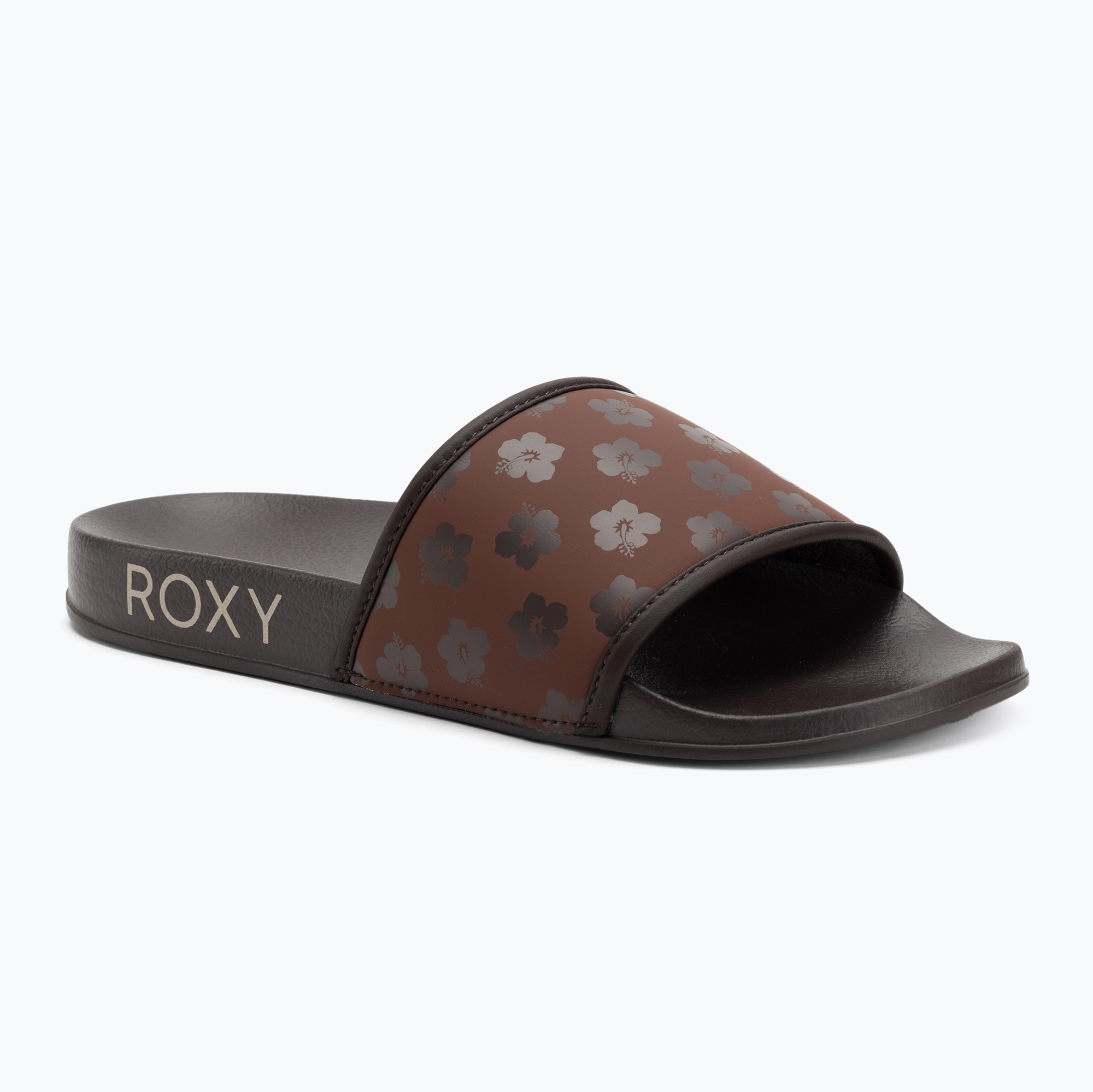 Dámske šľapky ROXY Slippy IV brown combo (Slippy IV ARJL100909-BNC)