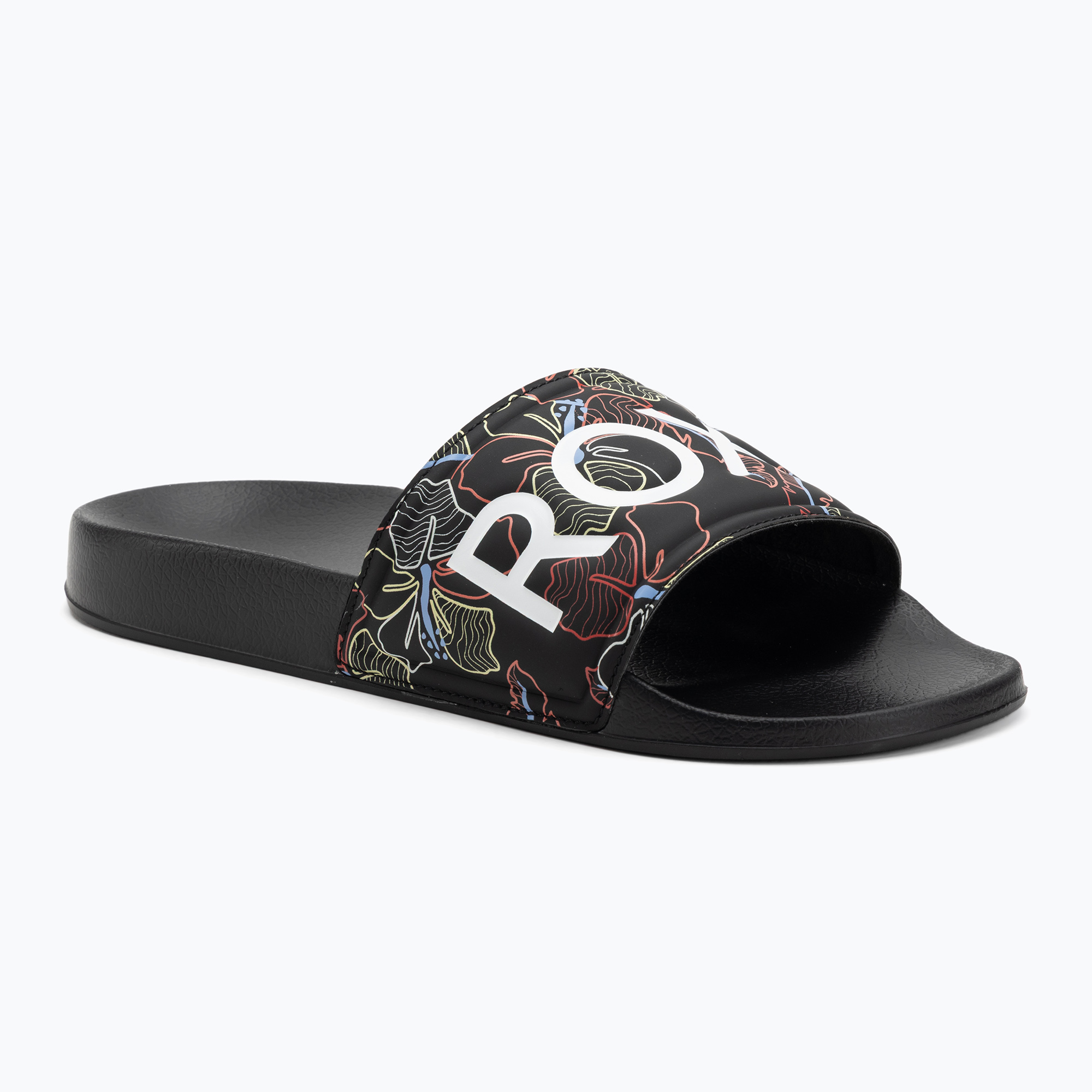 Дамски джапанки ROXY Slippy II black multi camo