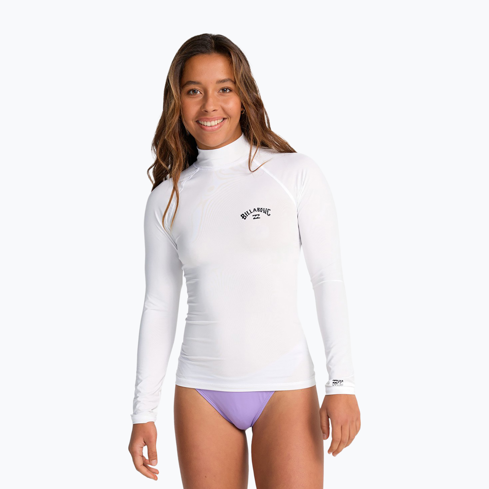 Дамска блуза с дълъг ръкав за плуване Billabong Tropic Surf white