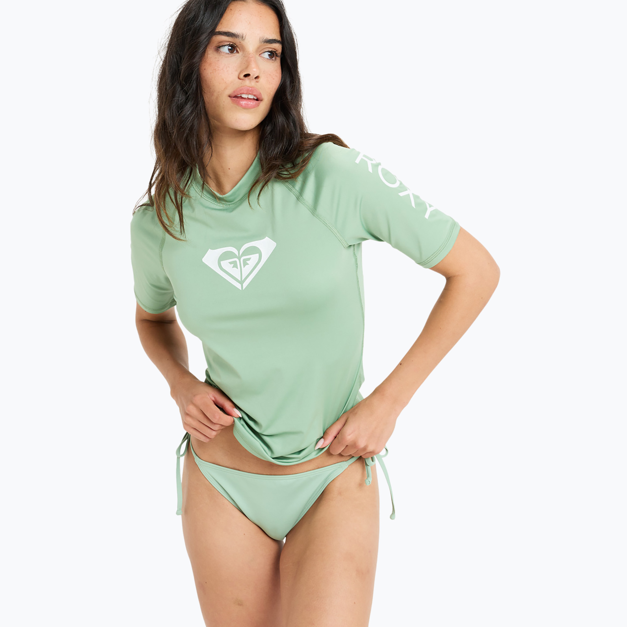 Дамска тениска за плуване ROXY Whole Hearted basil