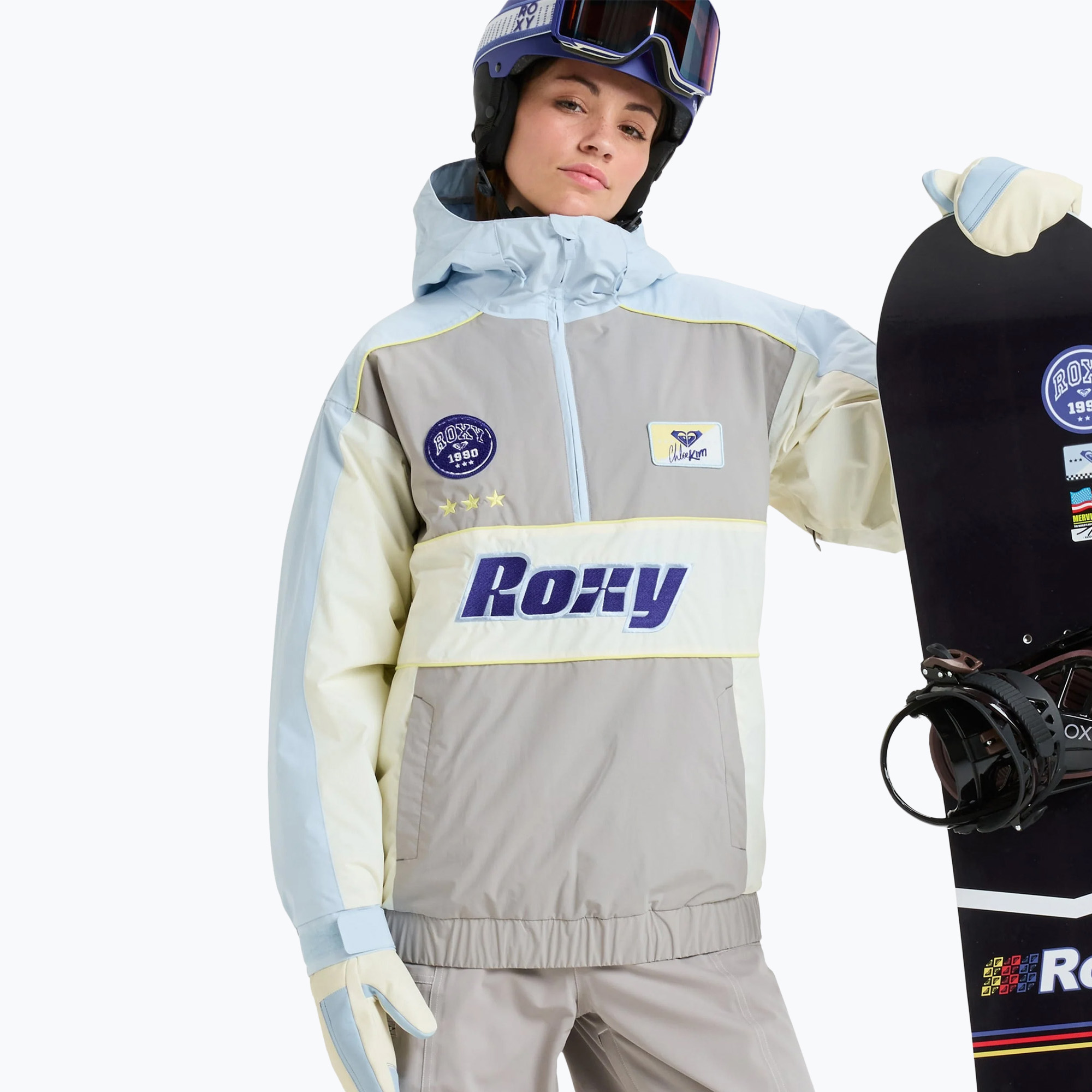 Дамско яке за сноуборд ROXY Chloe Kim Anorak ash