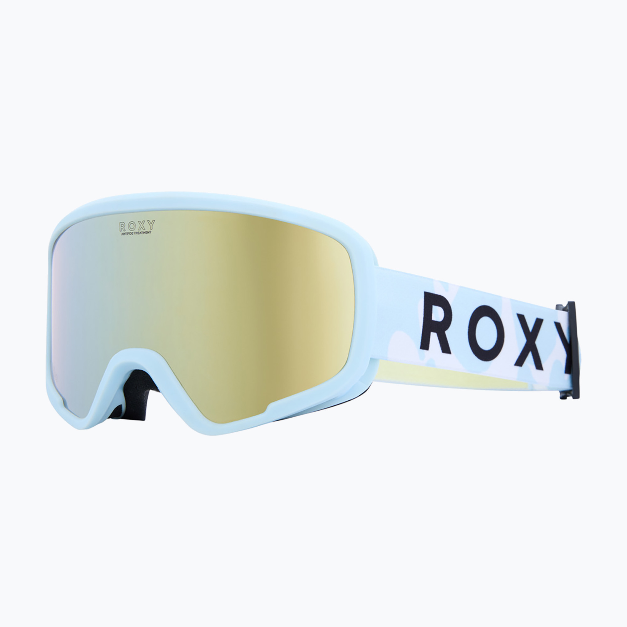 Детска маска за сноуборд ROXY Missy big flowers/clux ml light blue