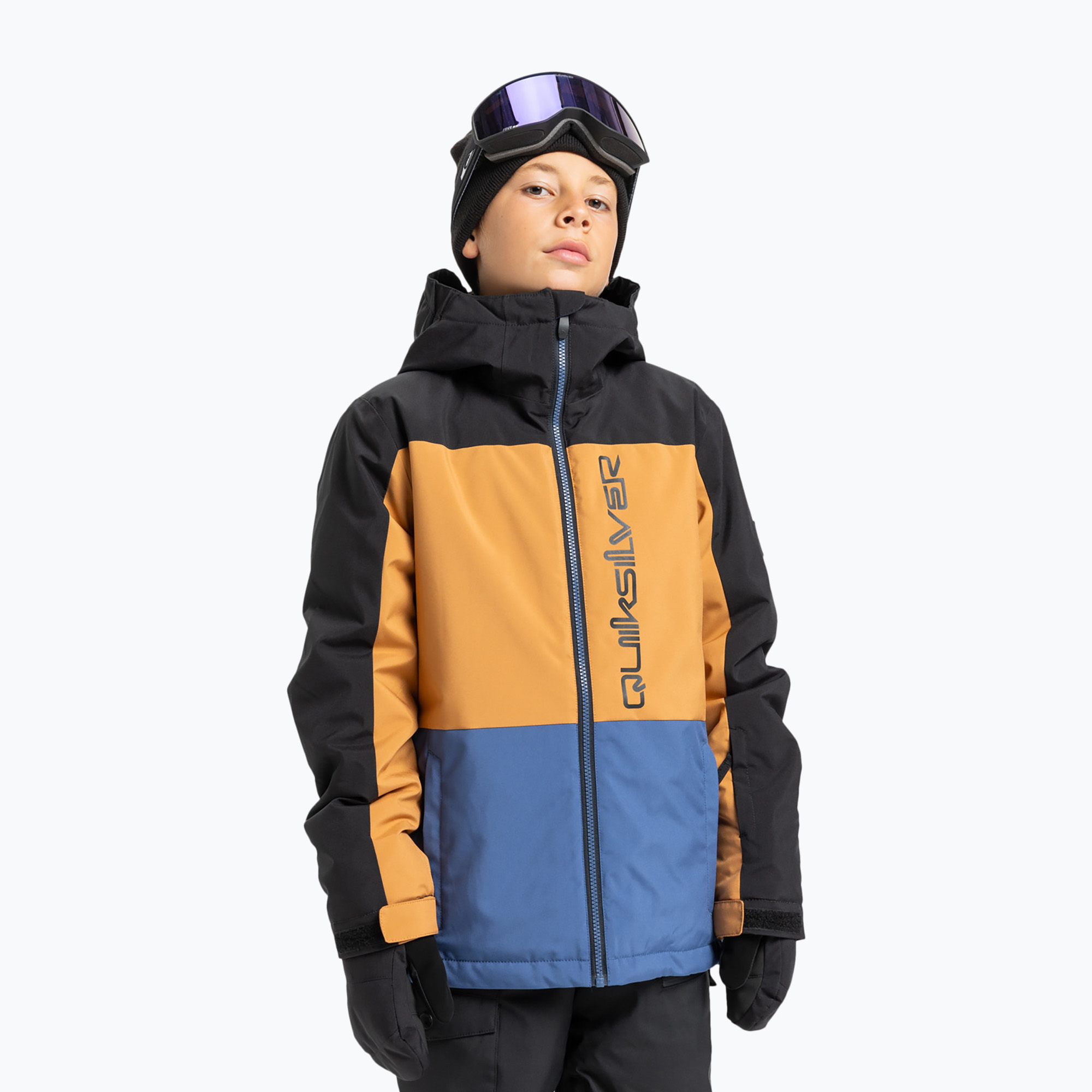 Детско яке за сноуборд Quiksilver Side Hit Block true navy