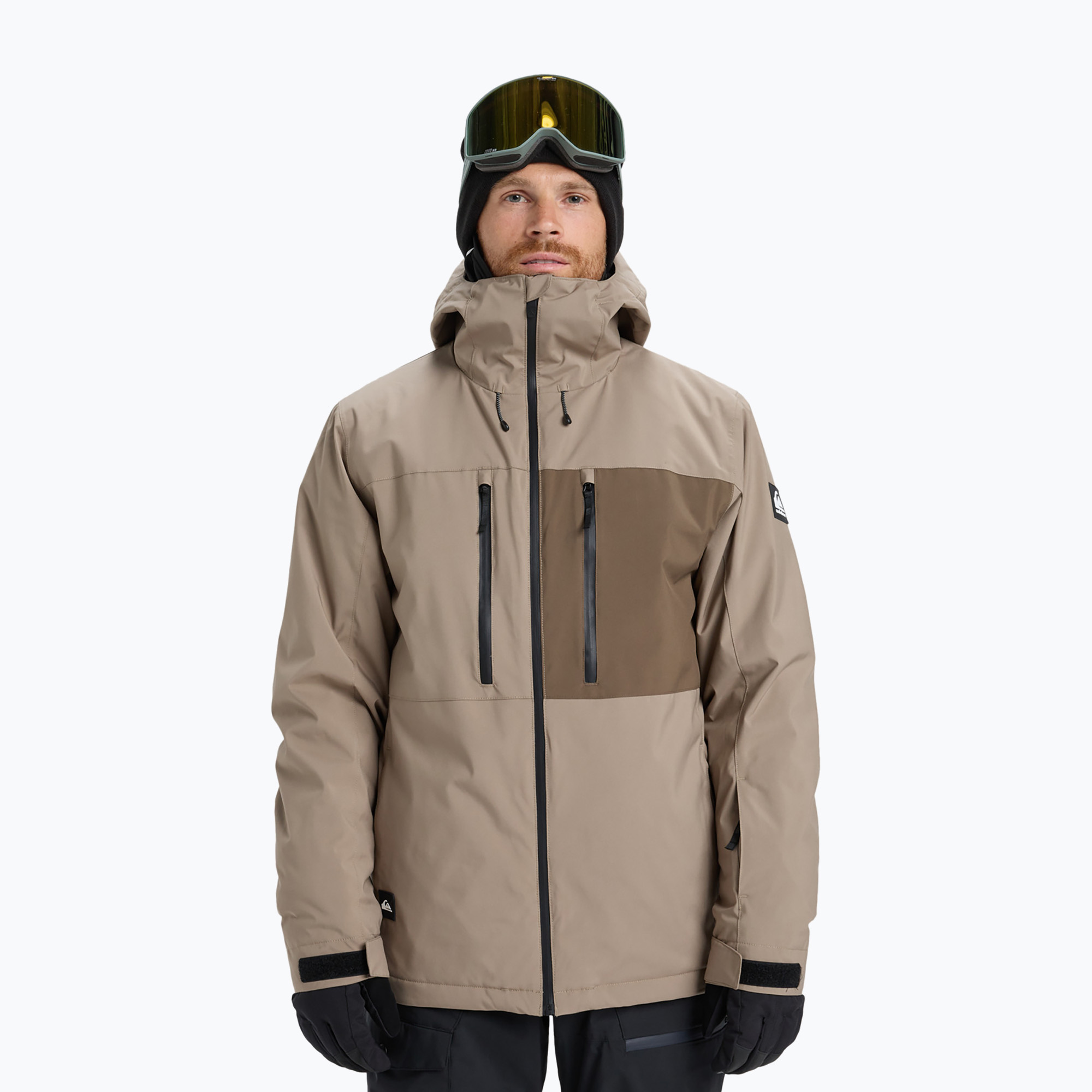 Детско яке за сноуборд Quiksilver Sycamore Solid 20K fallen rock