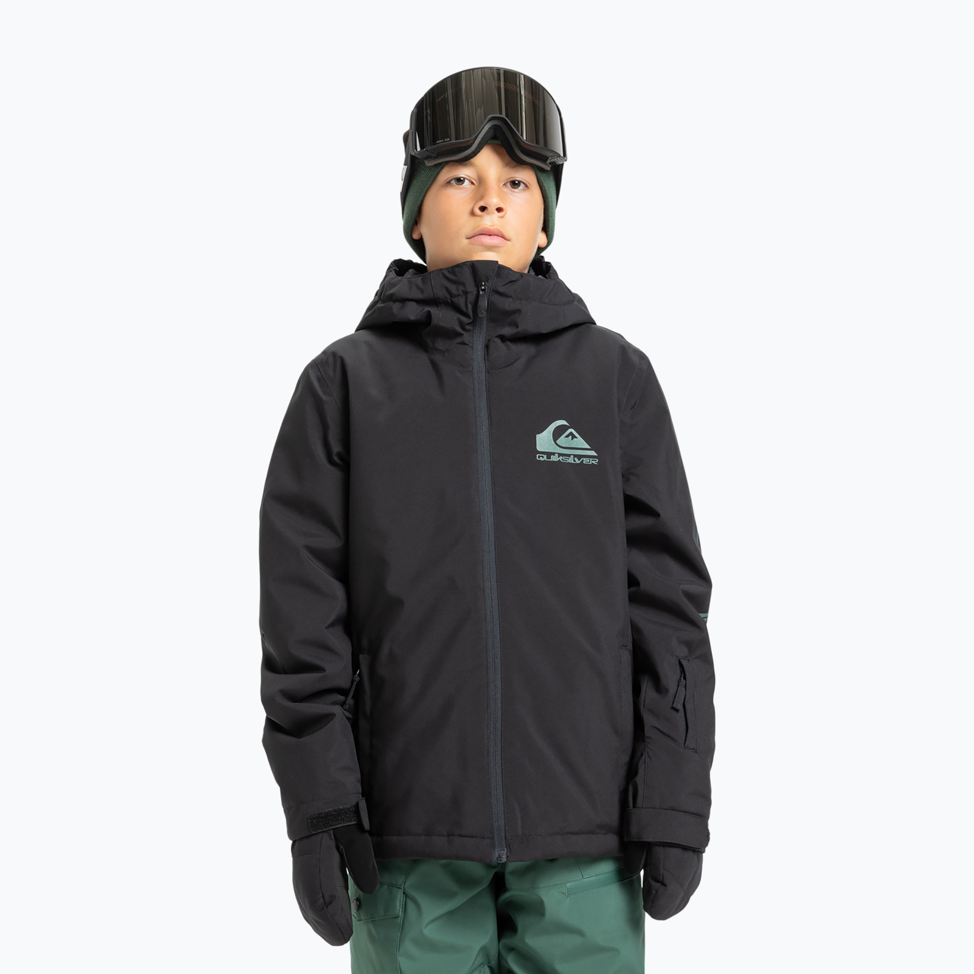 Детско яке за сноуборд Quiksilver Mission true black