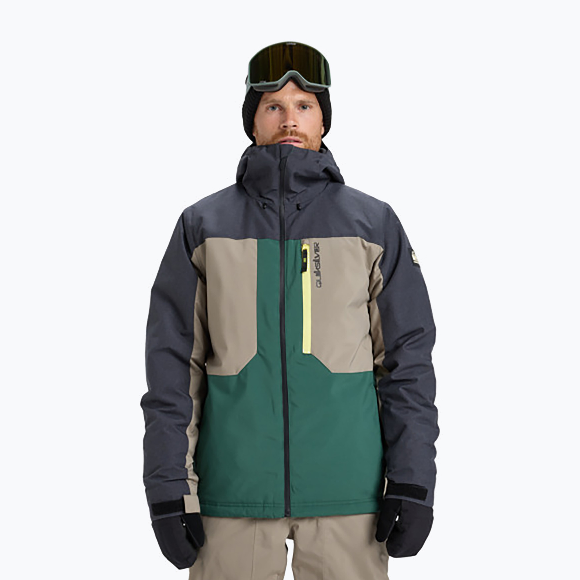 Мъжко яке за сноуборд Quiksilver Dawson trekking green