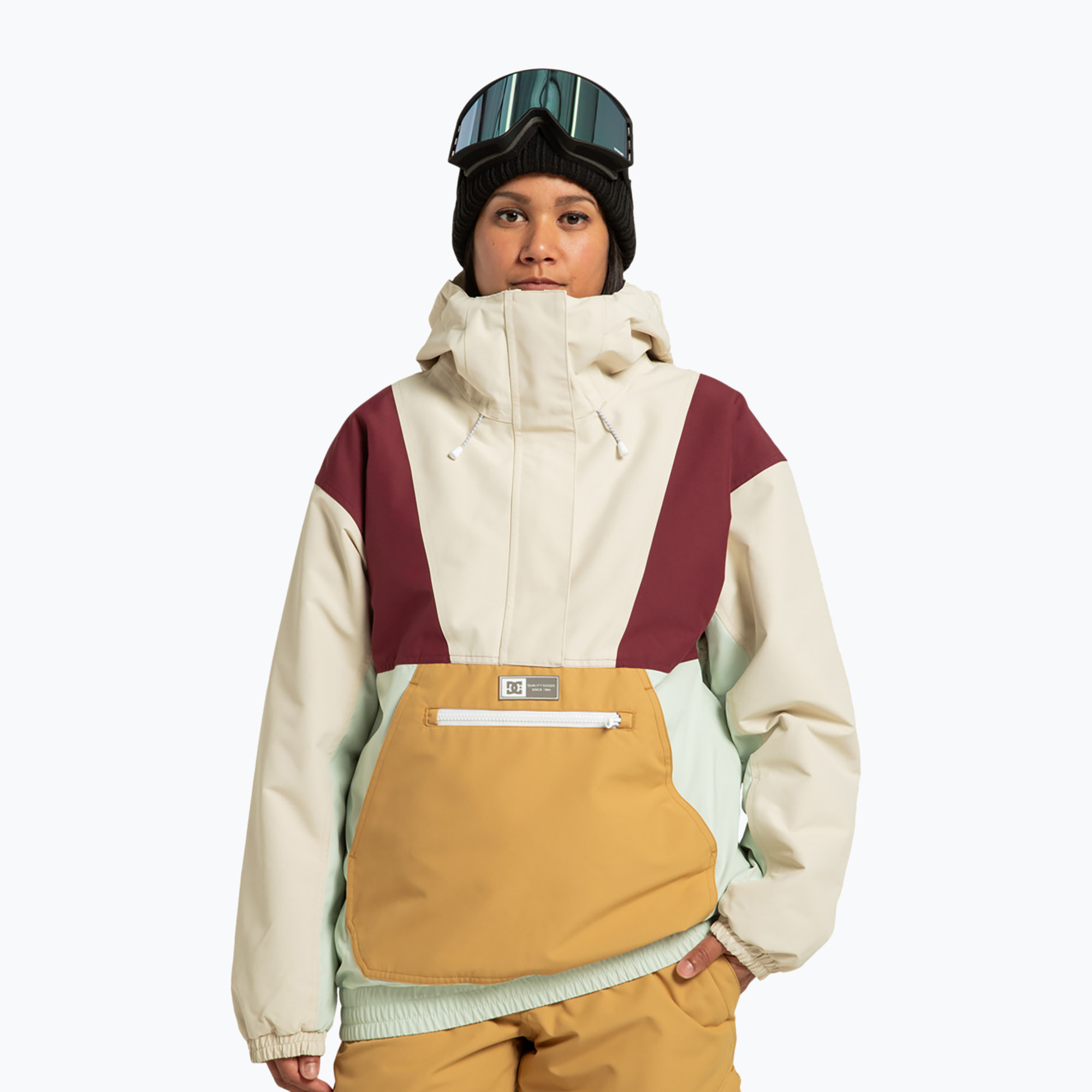 Дамско яке за сноуборд DC Chalet Anorak oatmeal
