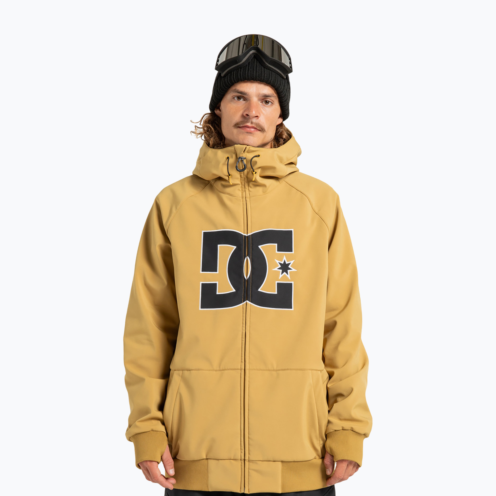 Мъжко яке за сноуборд DC Spectrum Softshell mustard gold