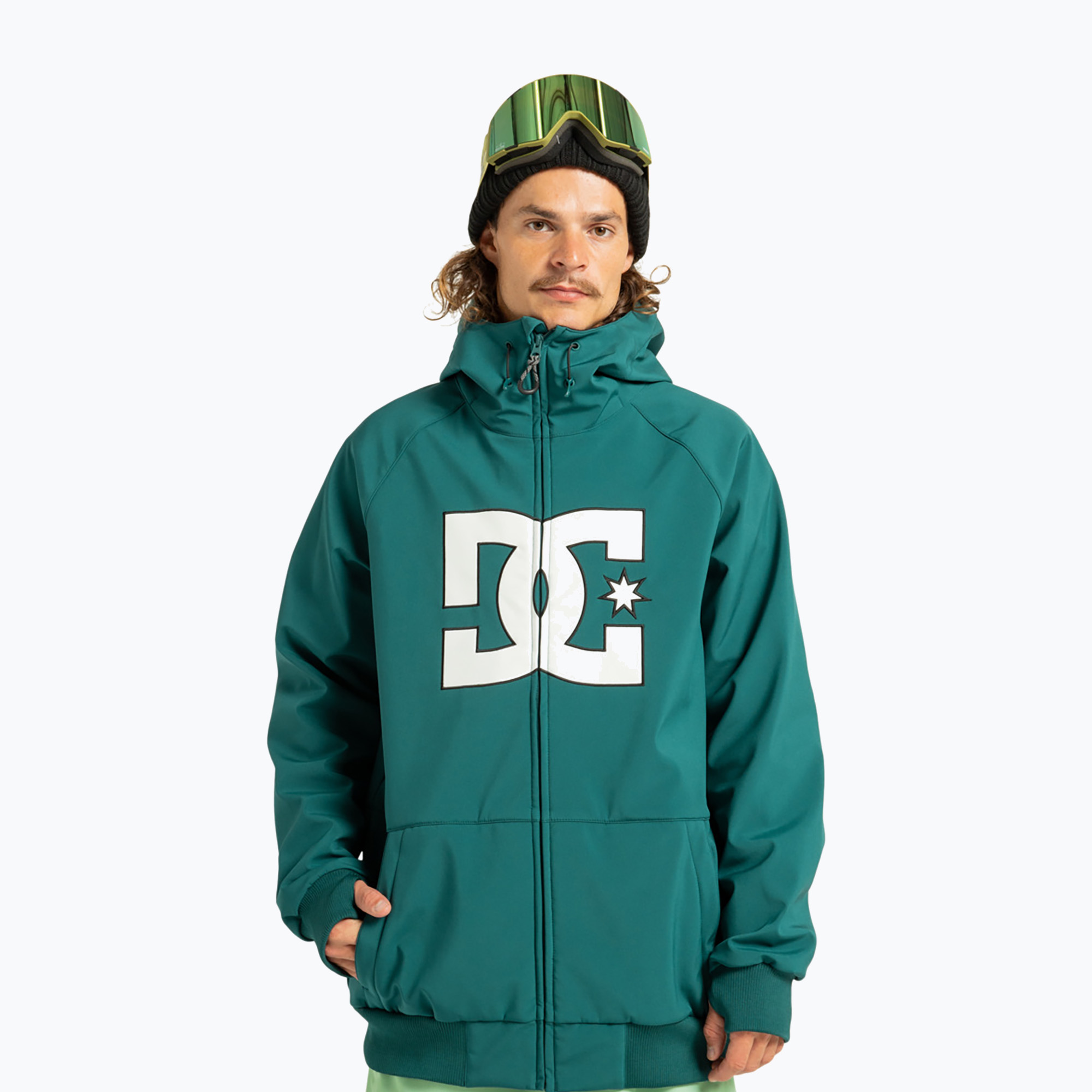 Мъжко яке за сноуборд DC Spectrum Softshell deep teal
