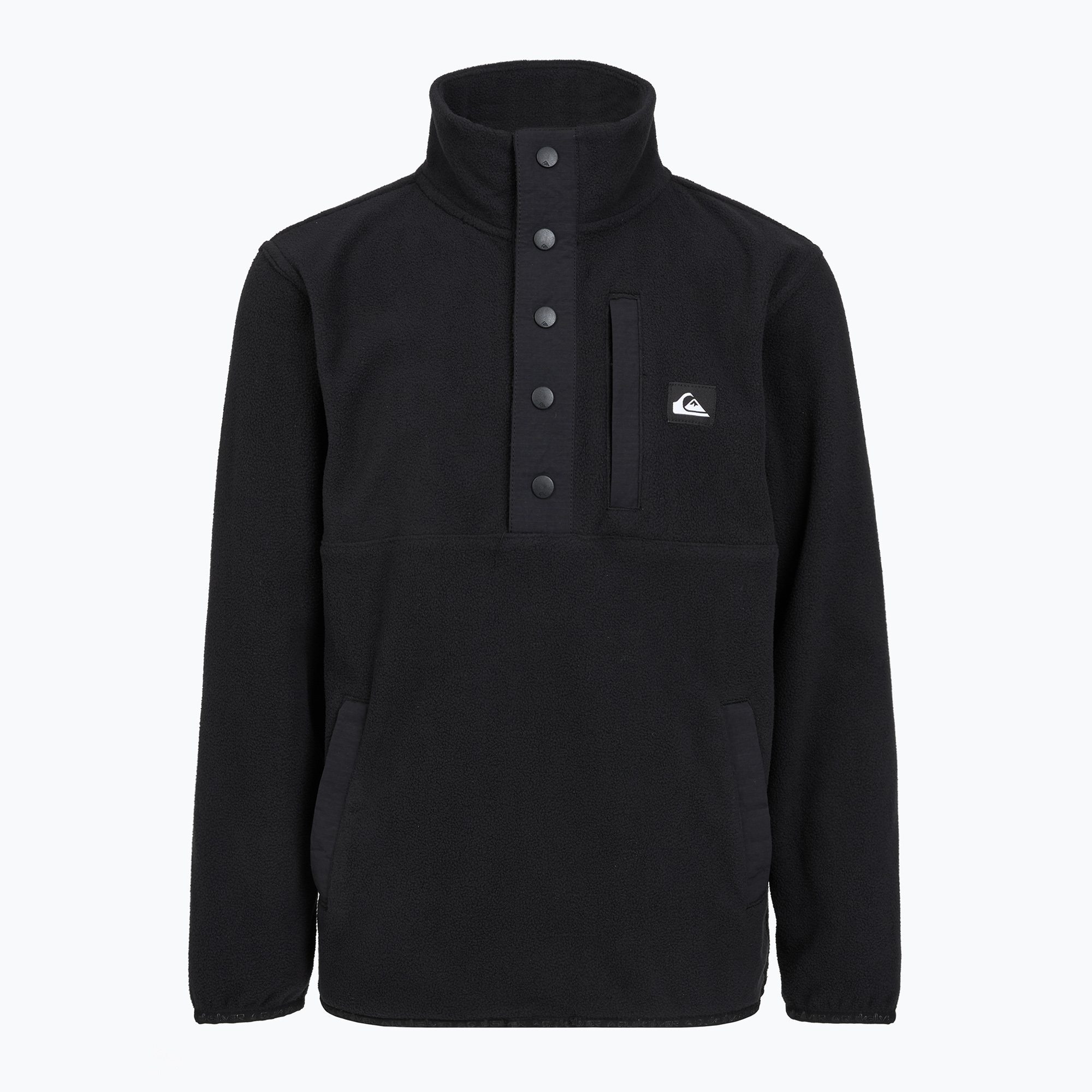 Детски поларен суитшърт Quiksilver No Destination Half Zip black