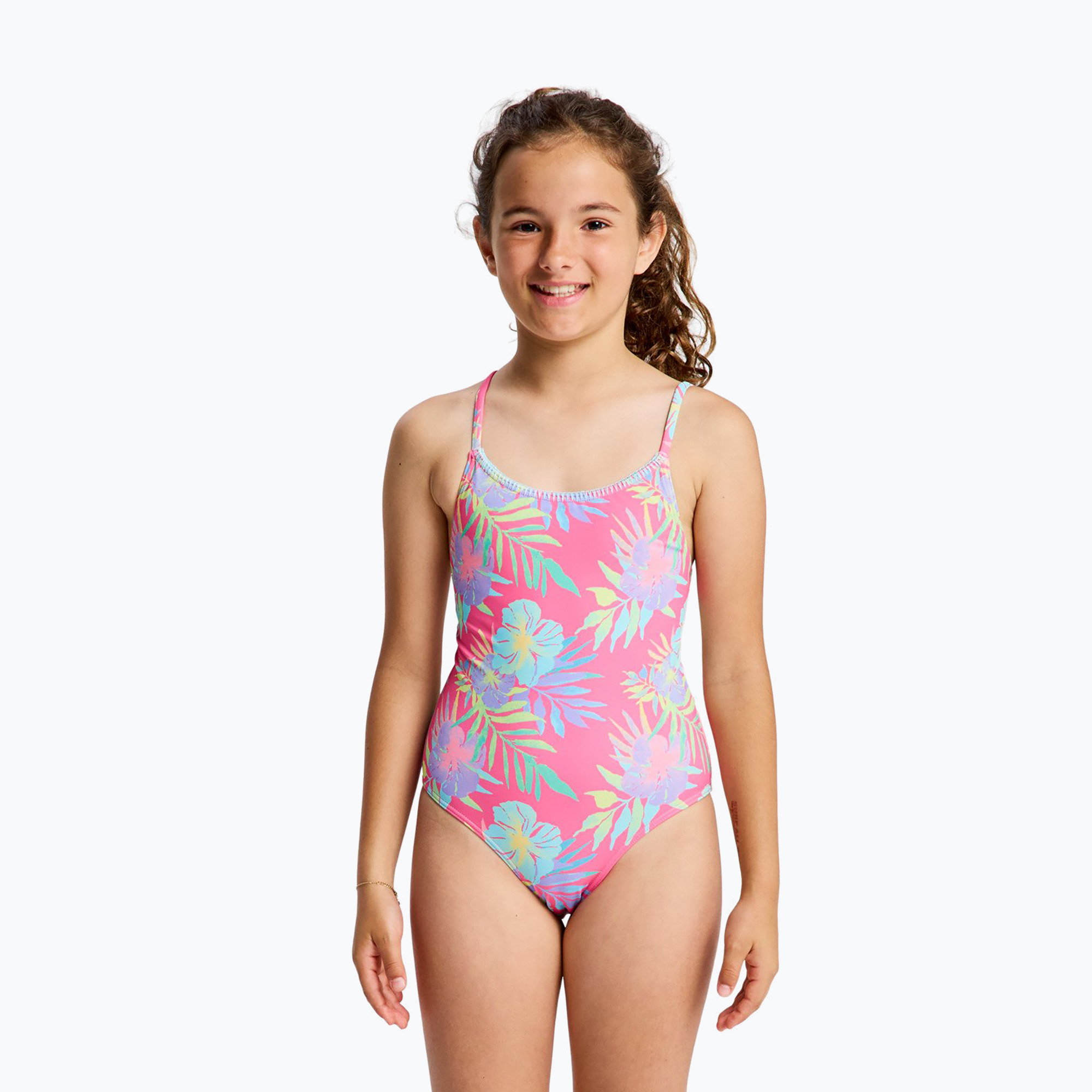 Detské jednodielne plavky ROXY Aquarella sangria sunset aquarella rg (Aquarella ERGX103238-XMGM)