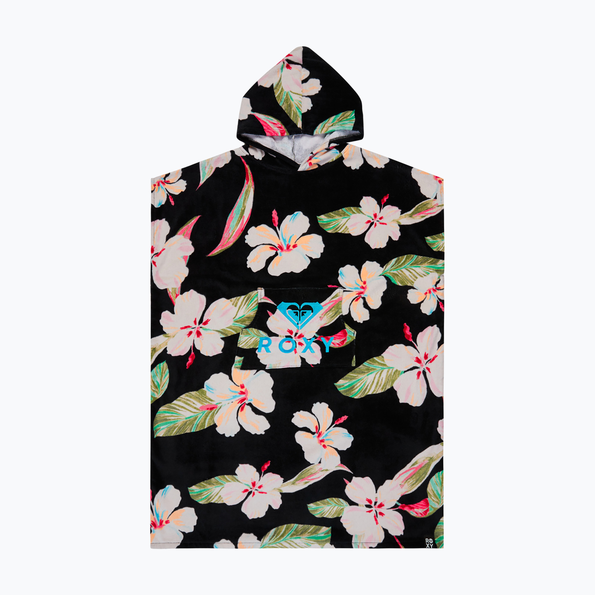 Ponczo damskie ROXY Stay Magical Printed anthracite spring charming 