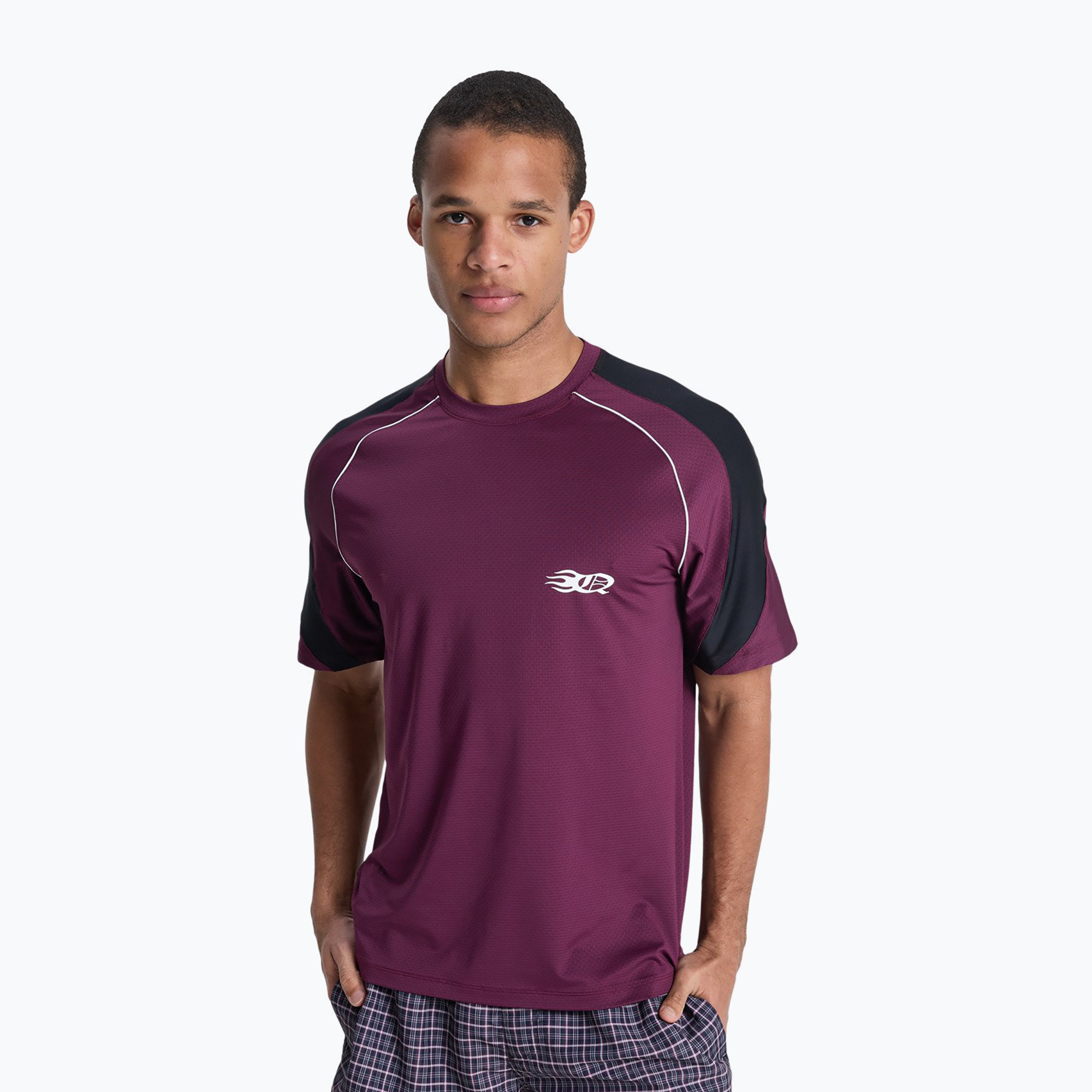 Koszulka do pływania męska Quiksilver Mercury Americana Surf potent purple 