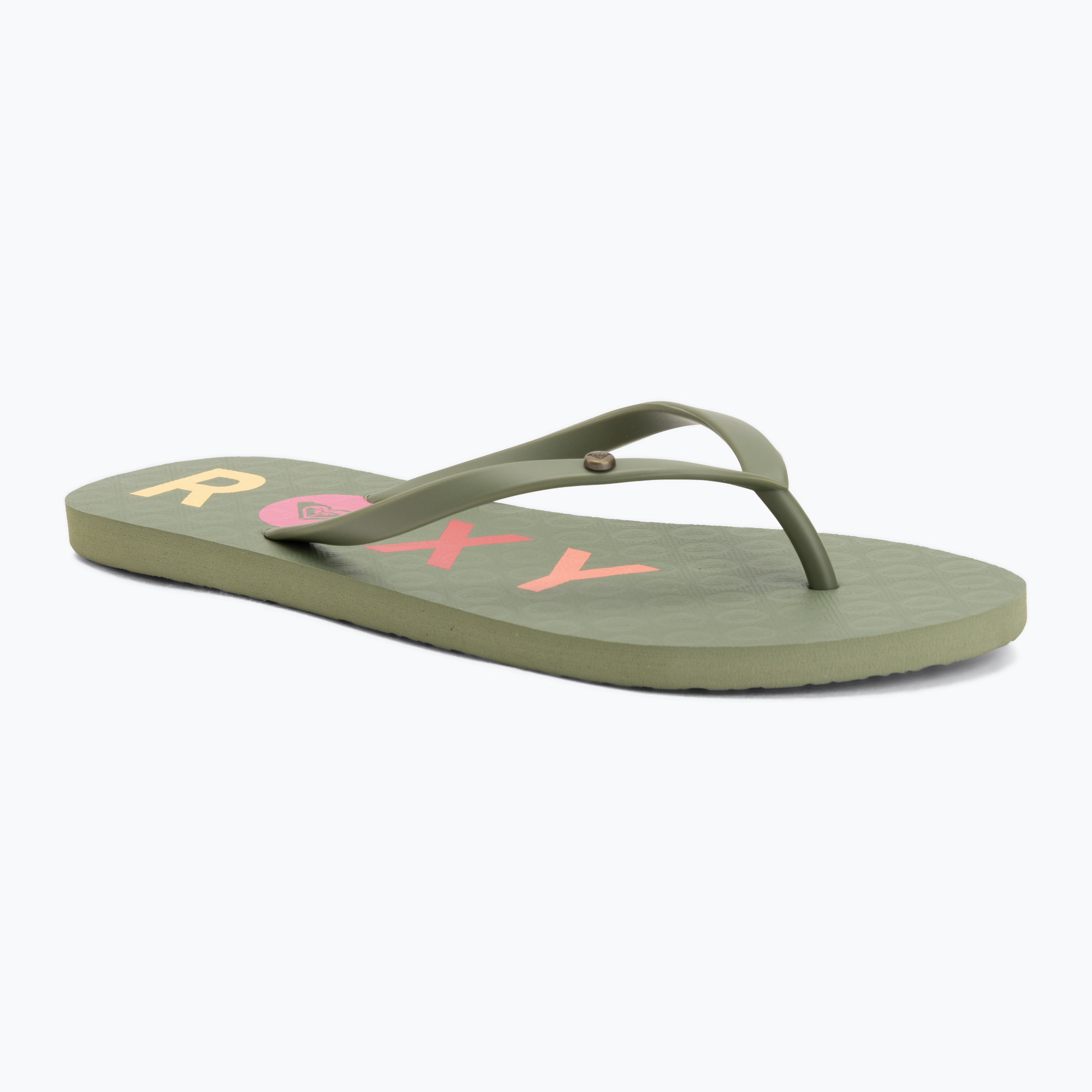 Дамски джапанки ROXY Sandy III oil green