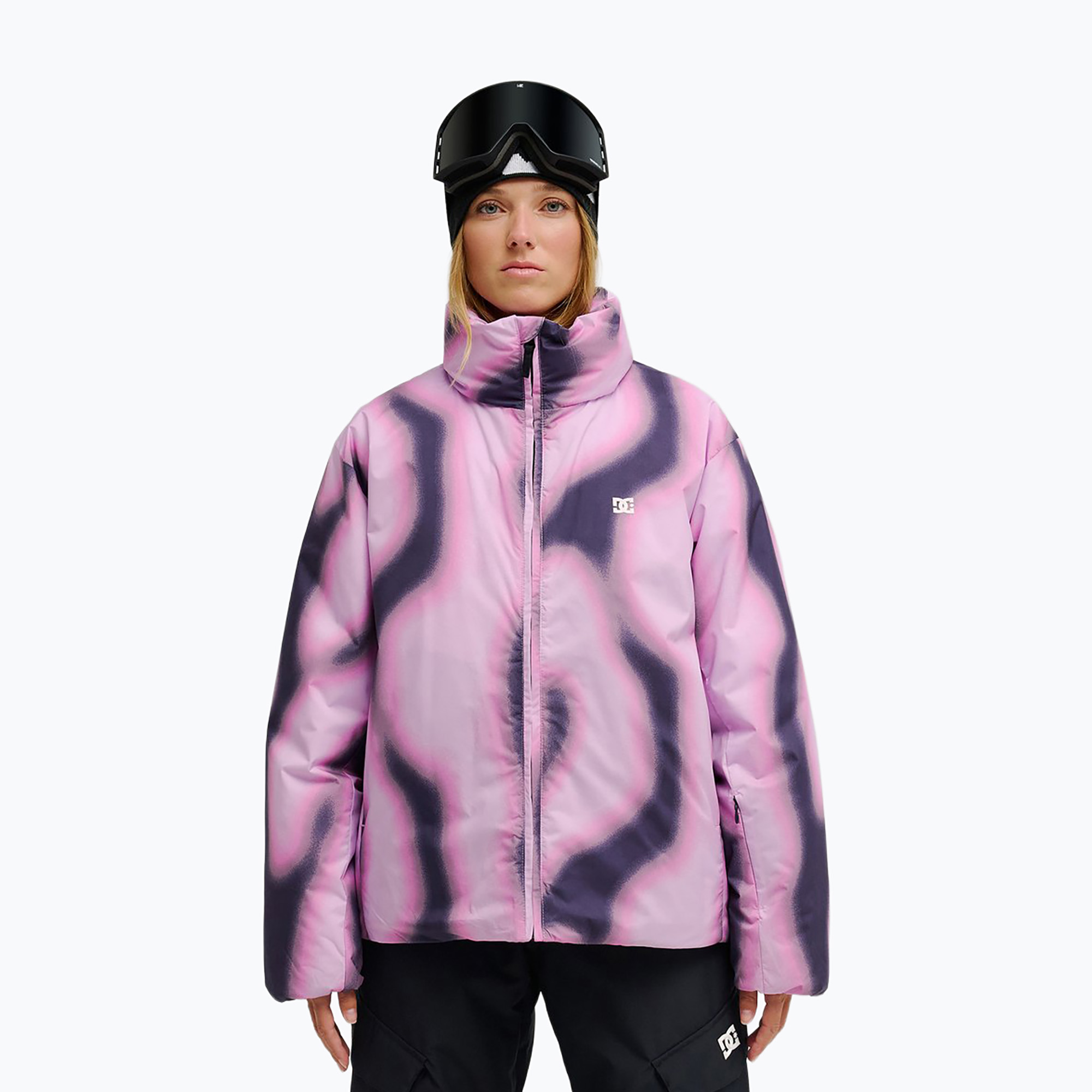 Damen Snowboardjacke DC Aura Puffer 10K offscale lilac