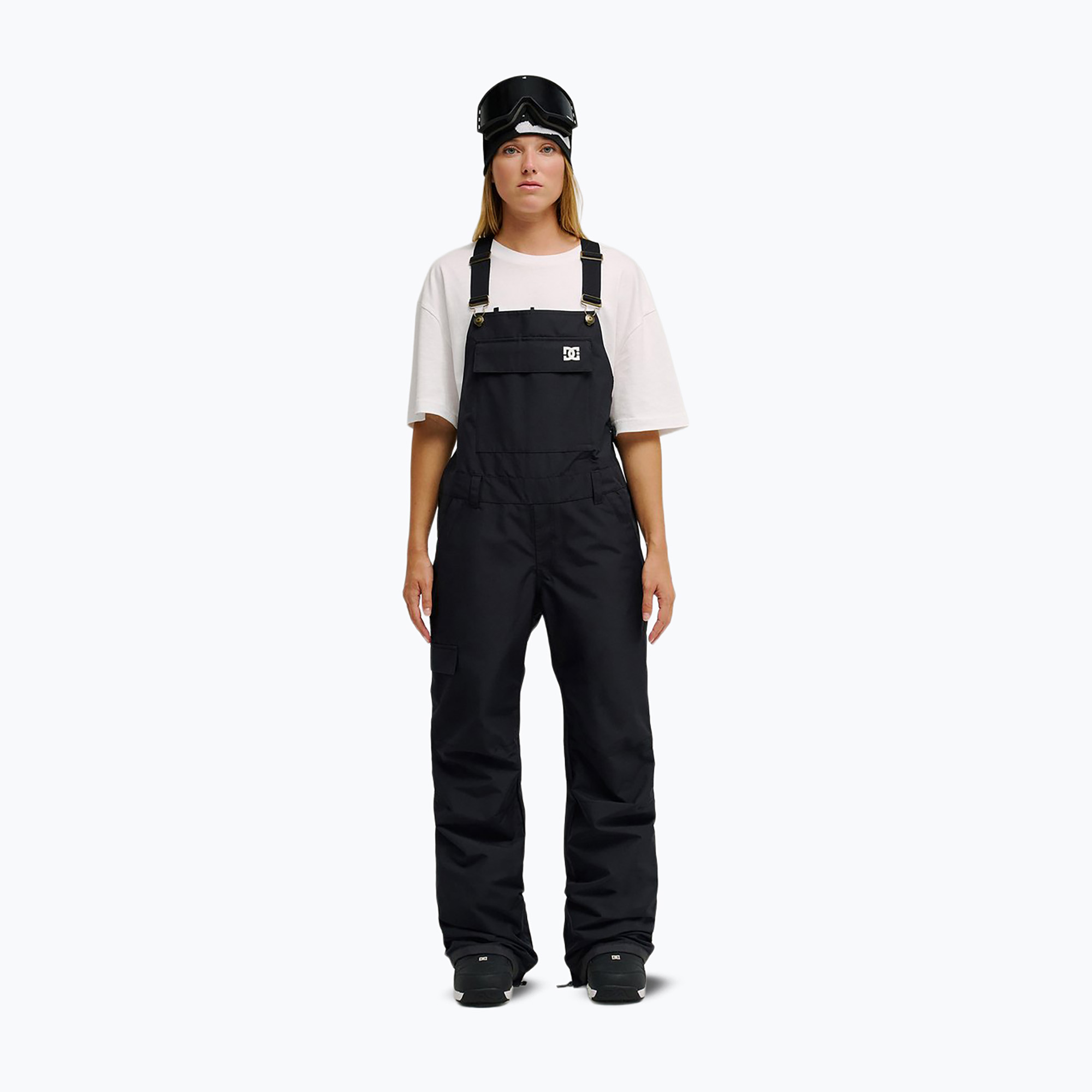 Dámske snowboardové nohavice DC Valiant Bib Pt black