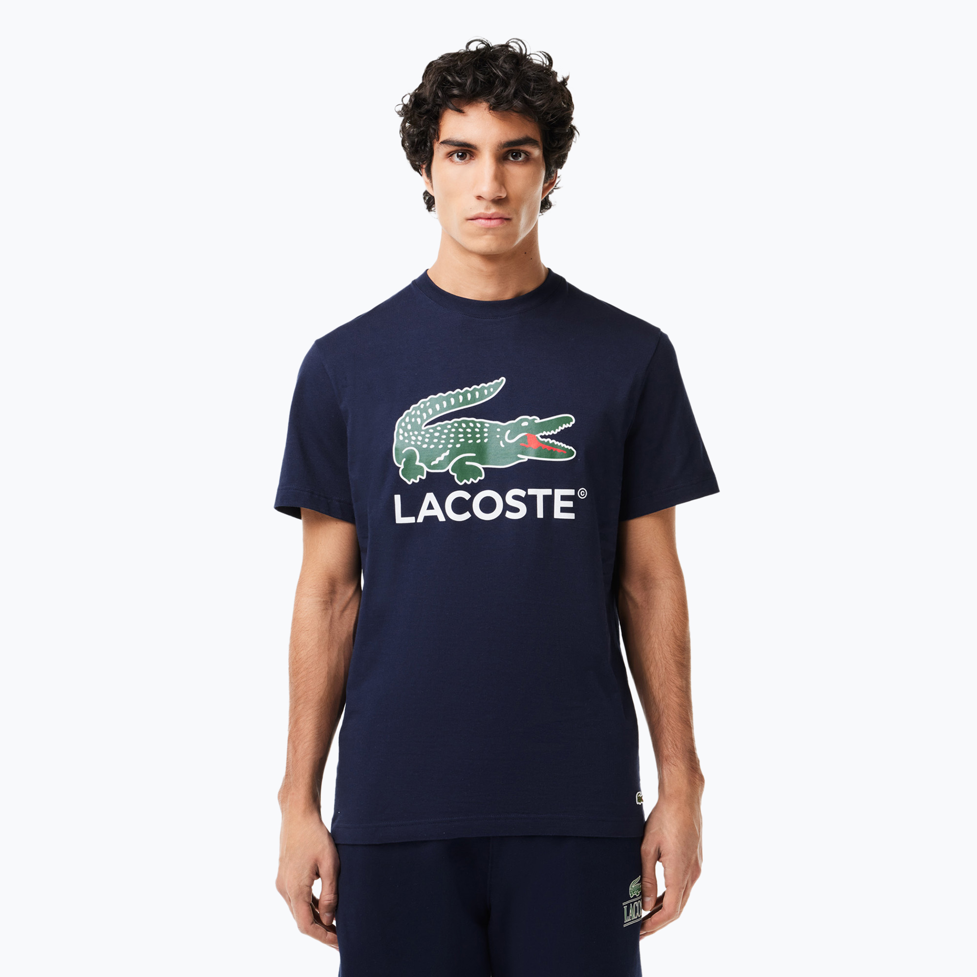 Koszulka męska Lacoste TH1285 navy blue 