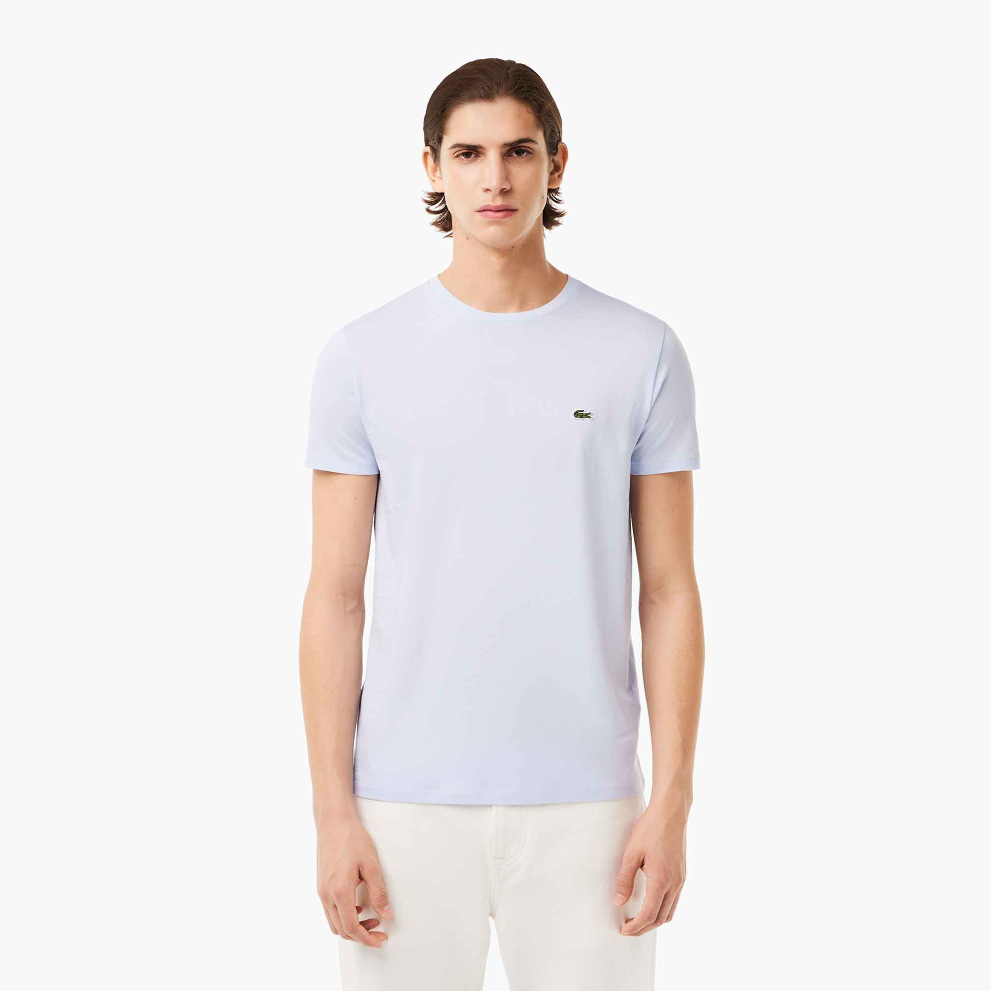 T-shirt Lacoste uomo TH6709 blu fenice (S) (TH6709)